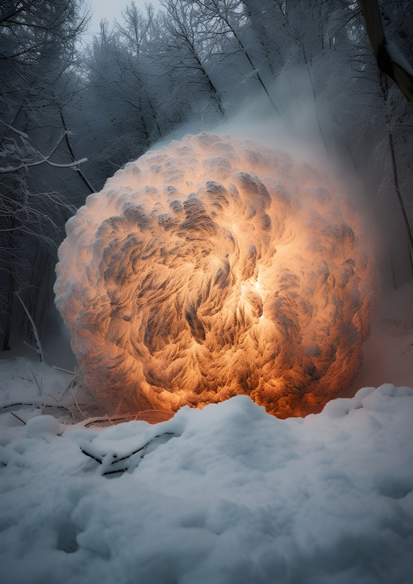 A burning snowball - Impossible Images - Unique stock images for ...