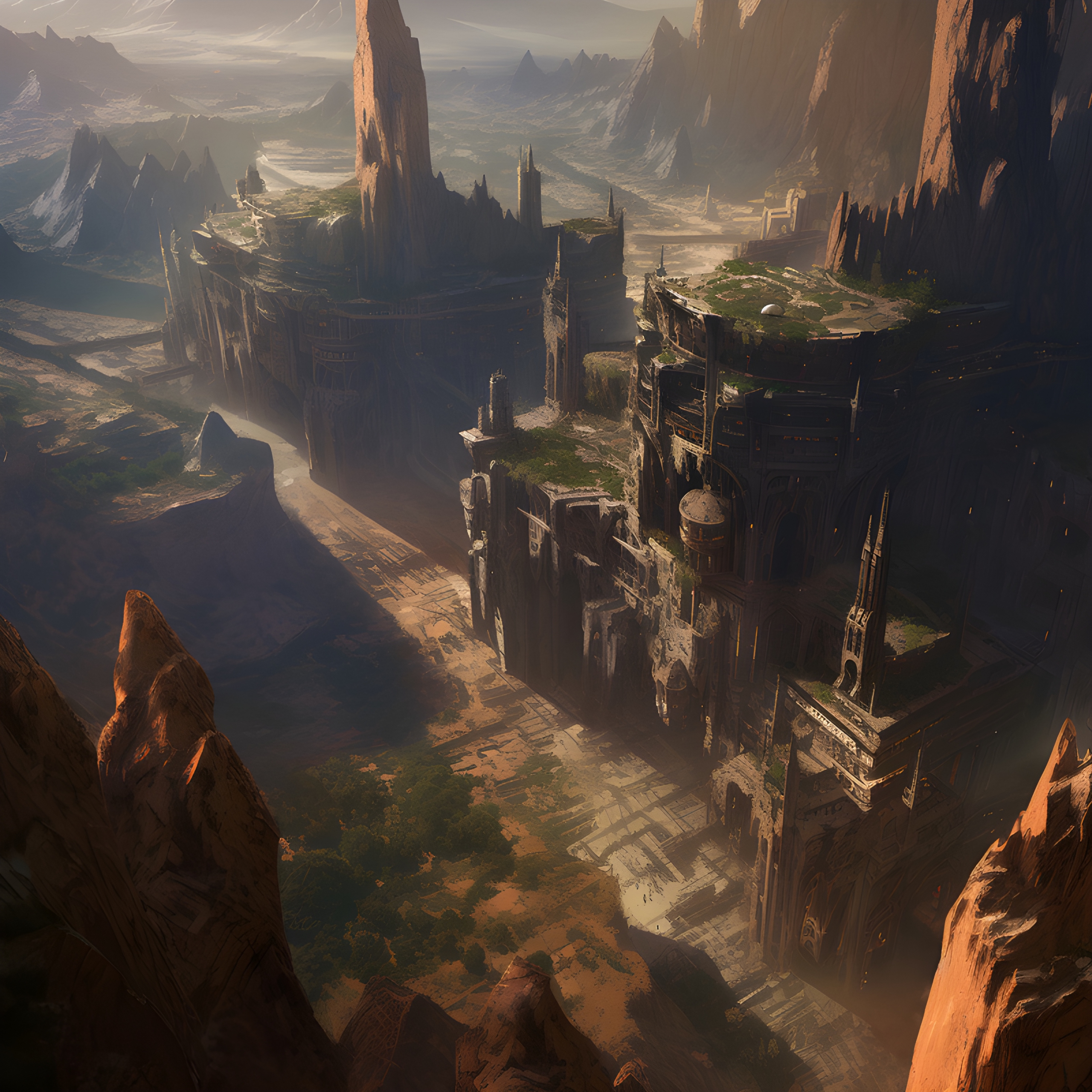 An Ancient City built into a canyon. - Impossible Images - Unique stock ...