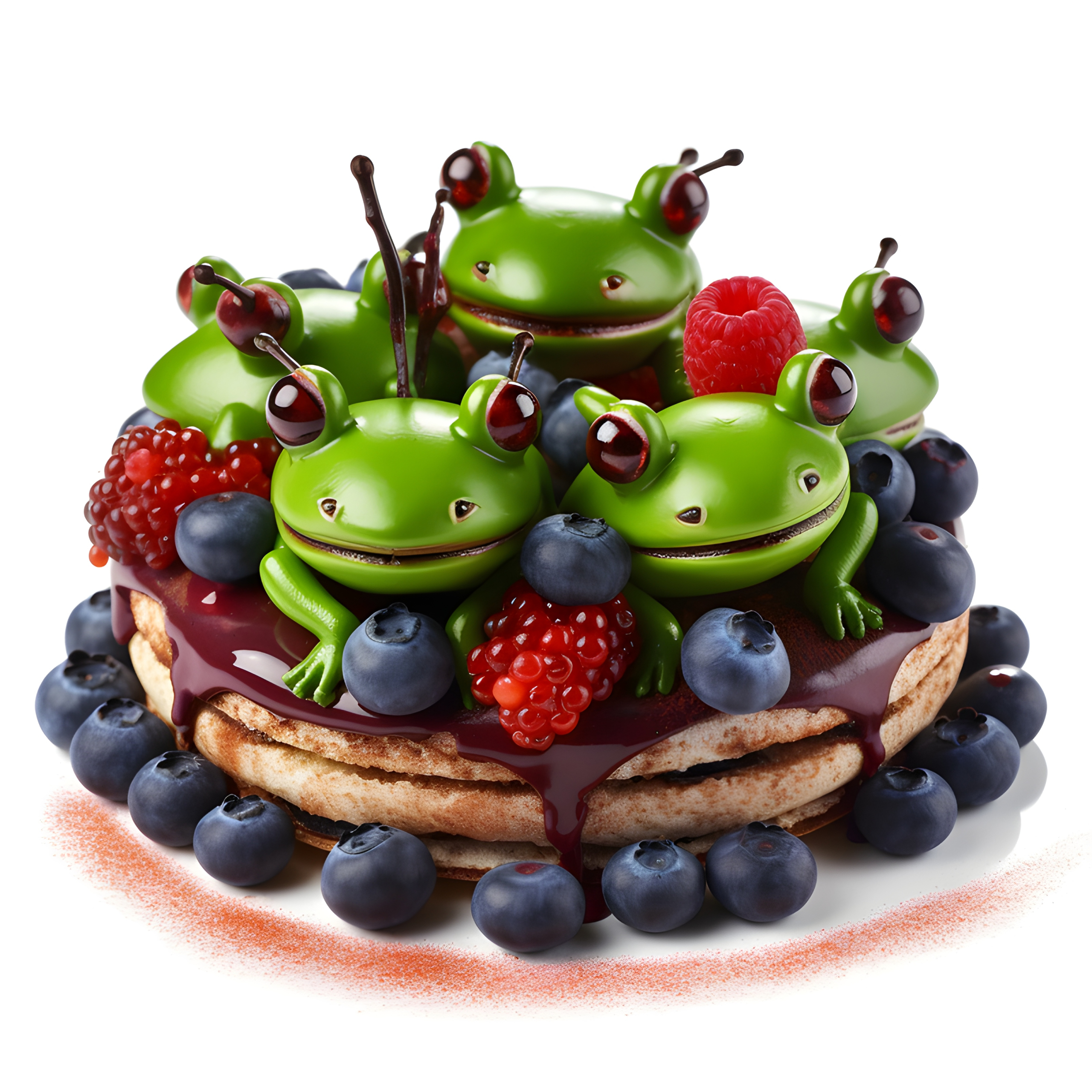 Frog pancakes - Impossible Images - Unique stock images for commercial use.