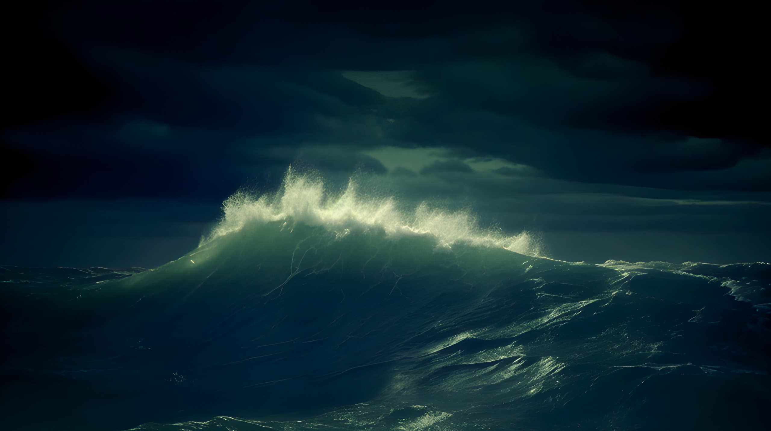 A Wave Breaking at Sea
