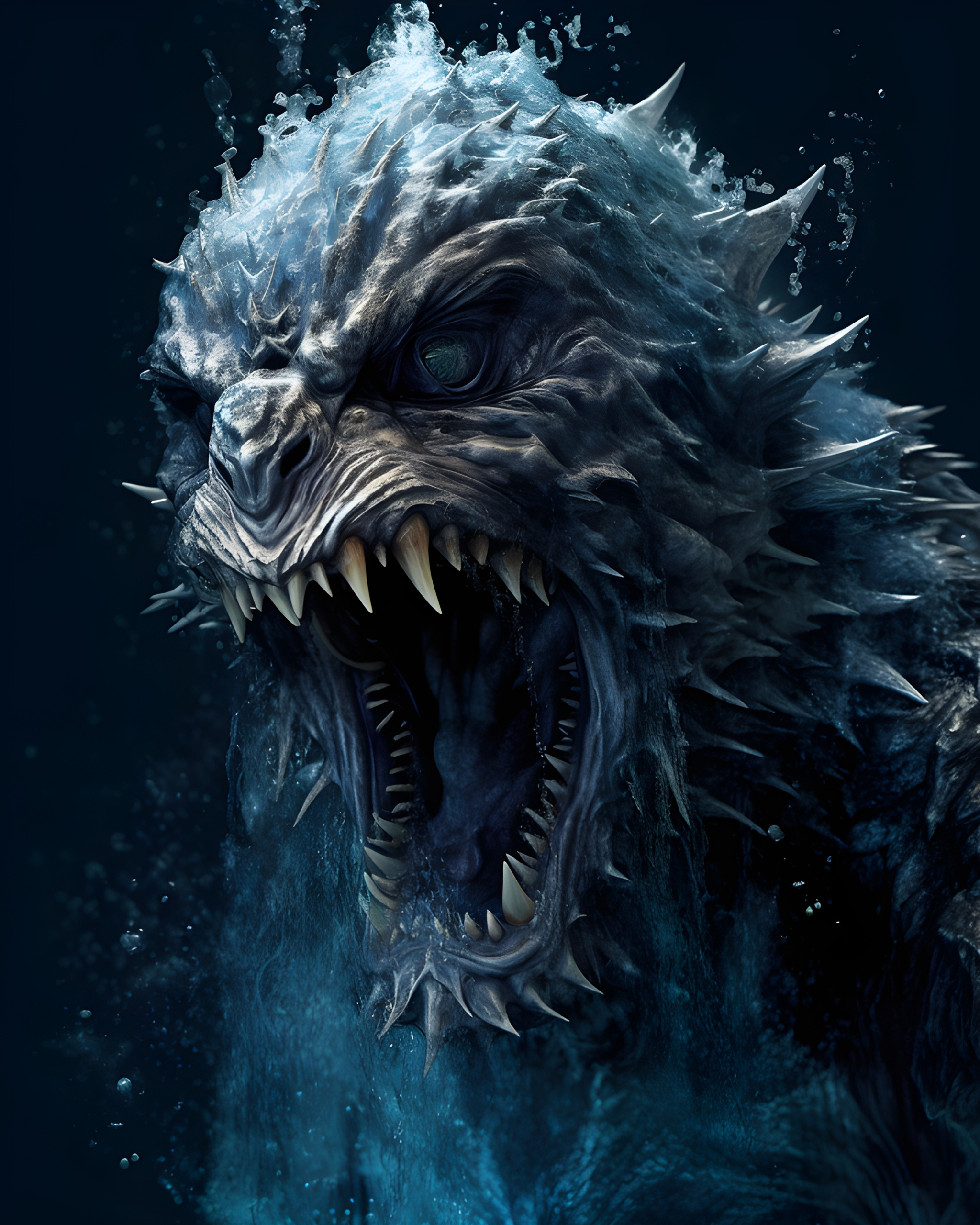 A monster made of water