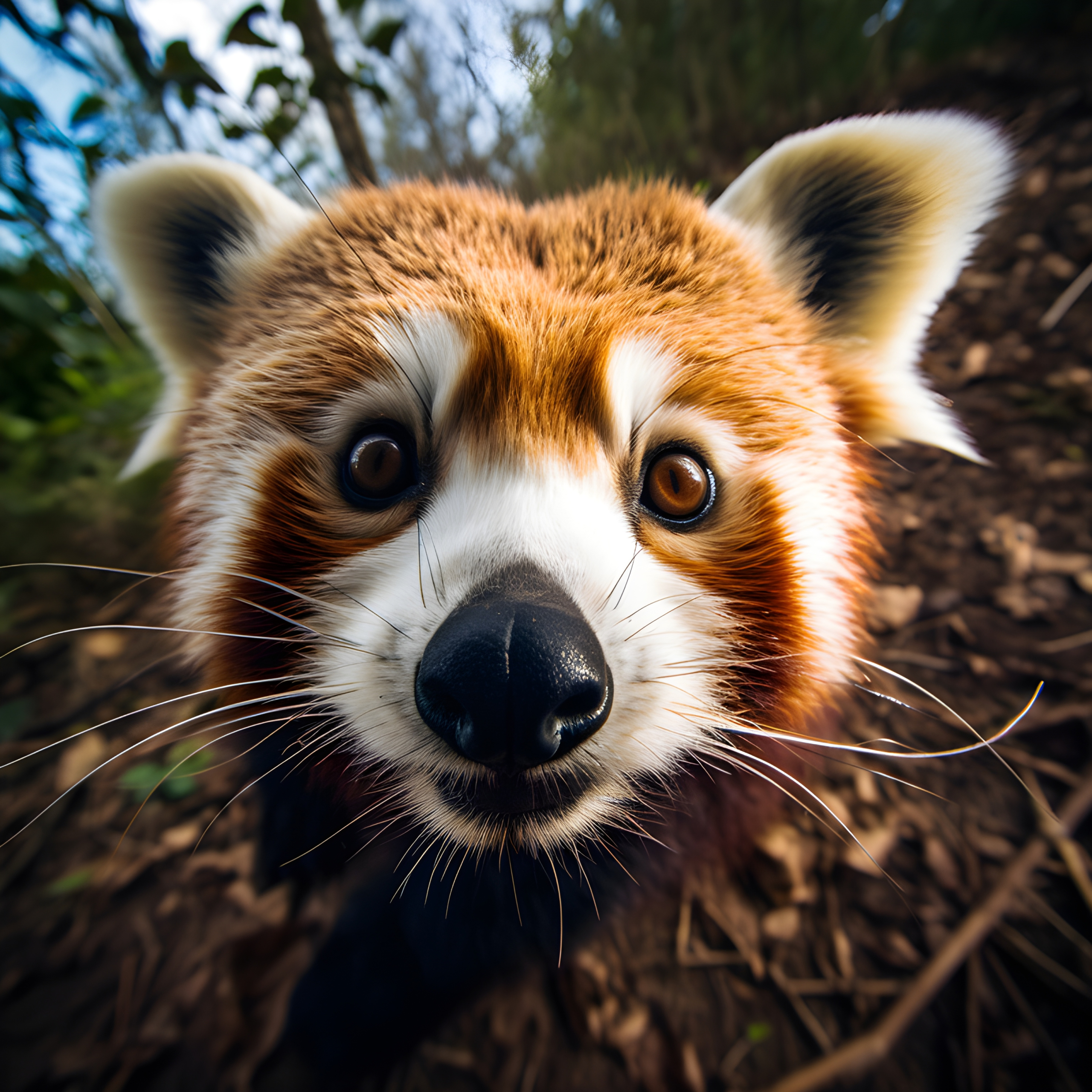 Red Panda selfie