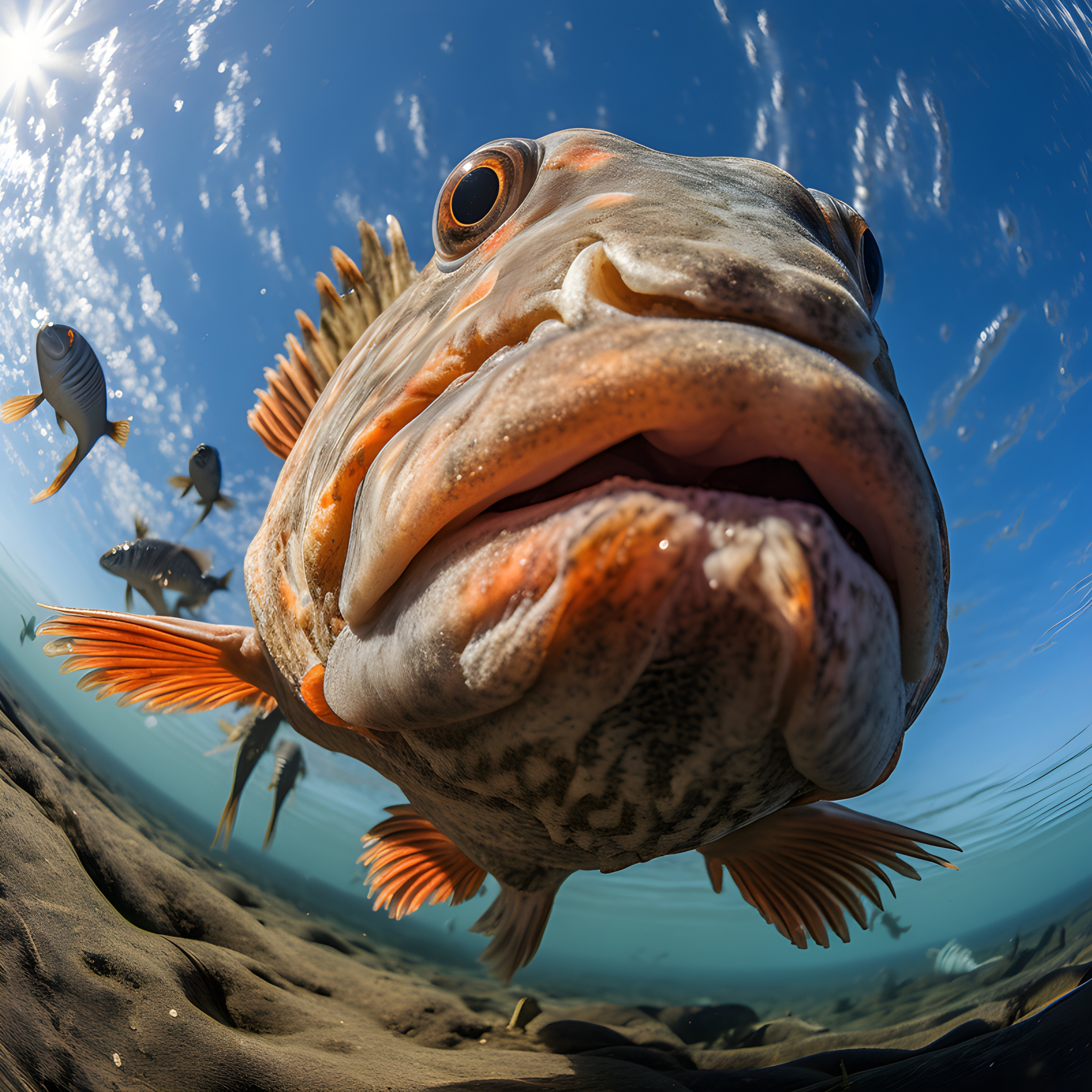 Fish selfie