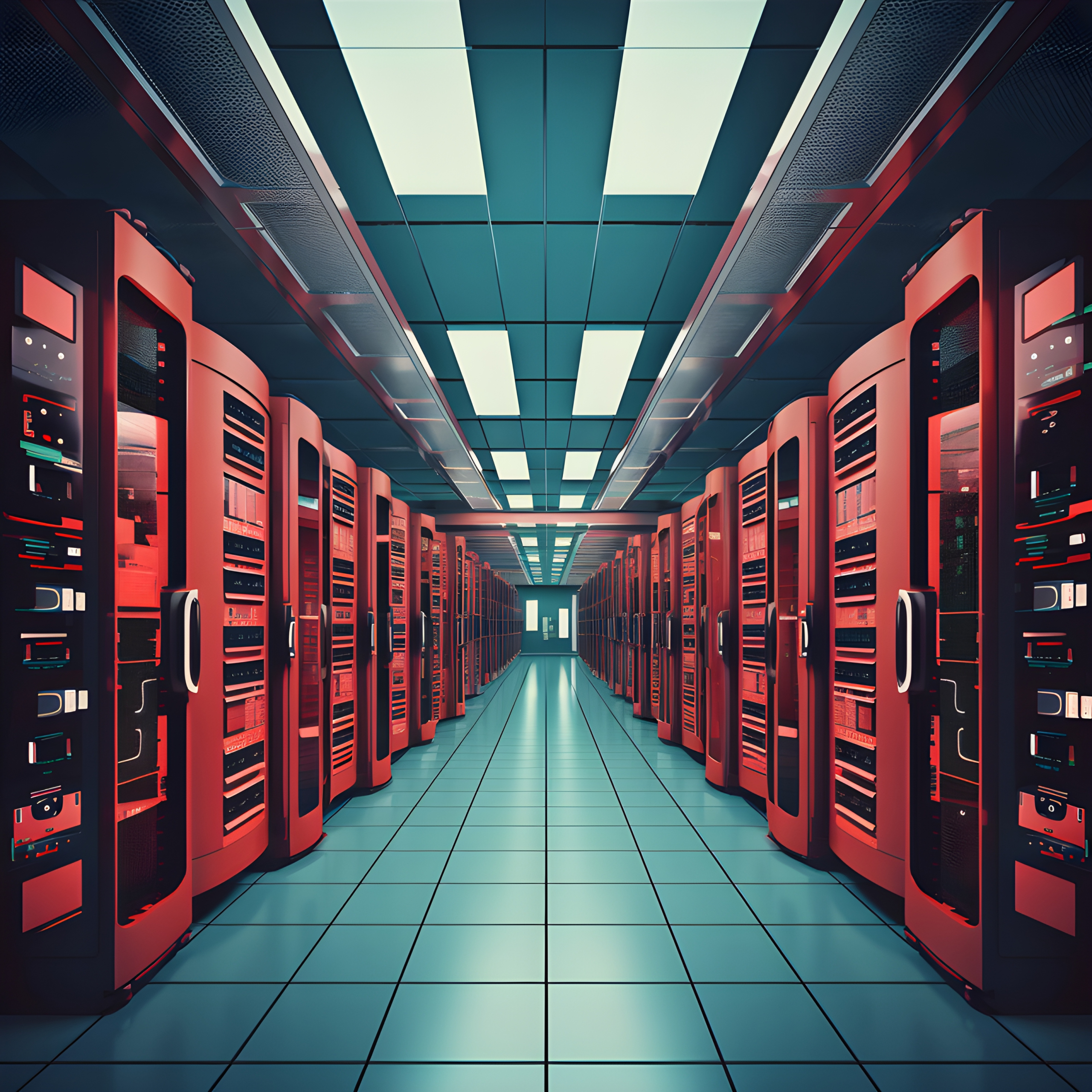 A server room