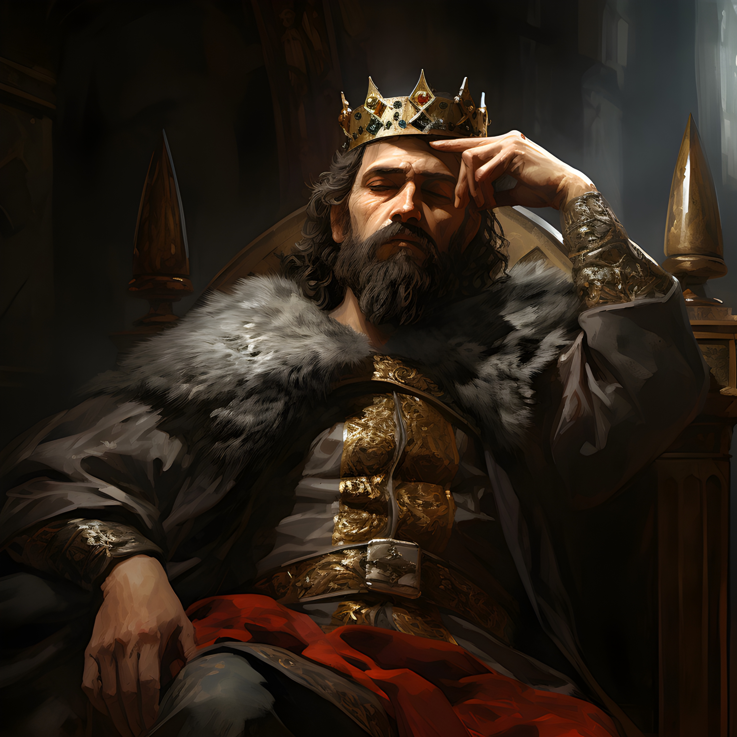 Disappointed King