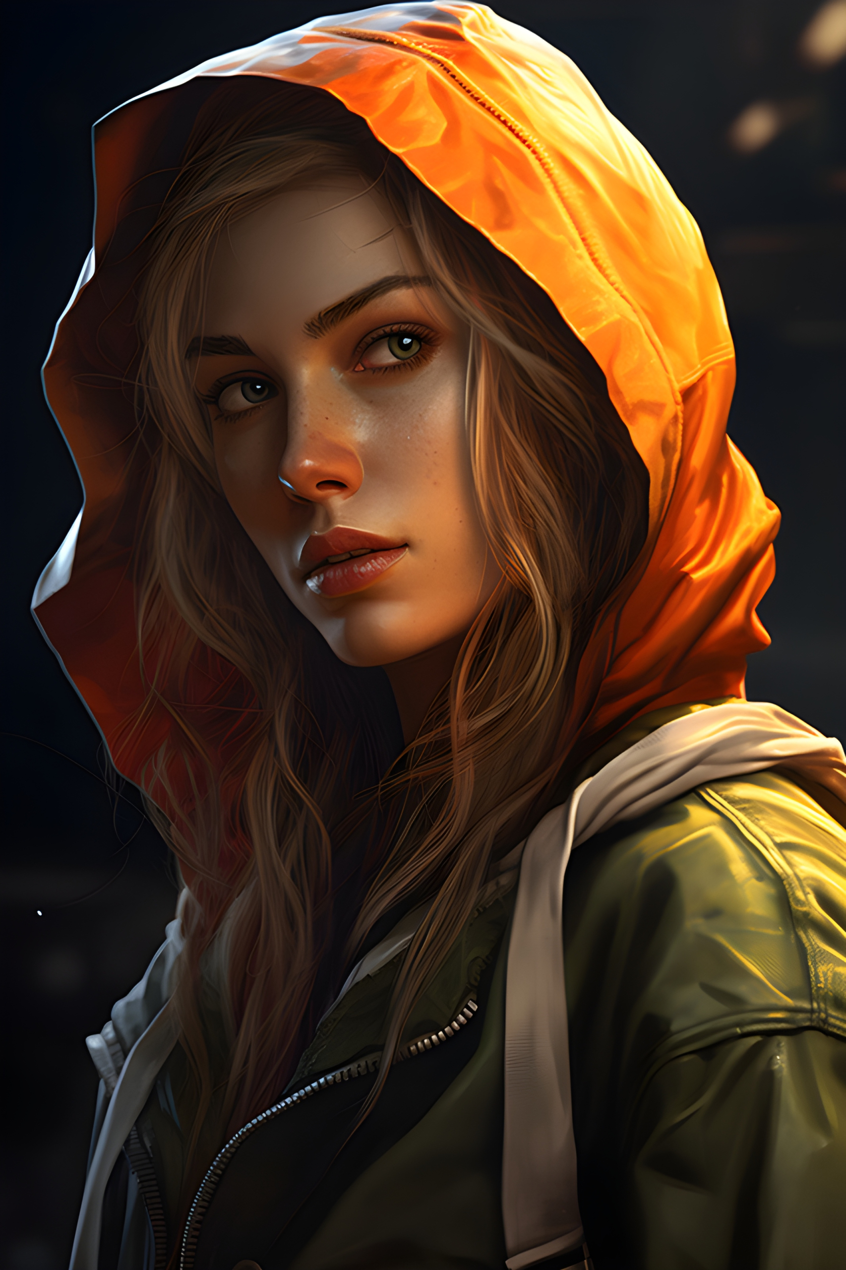 Animated Female Character