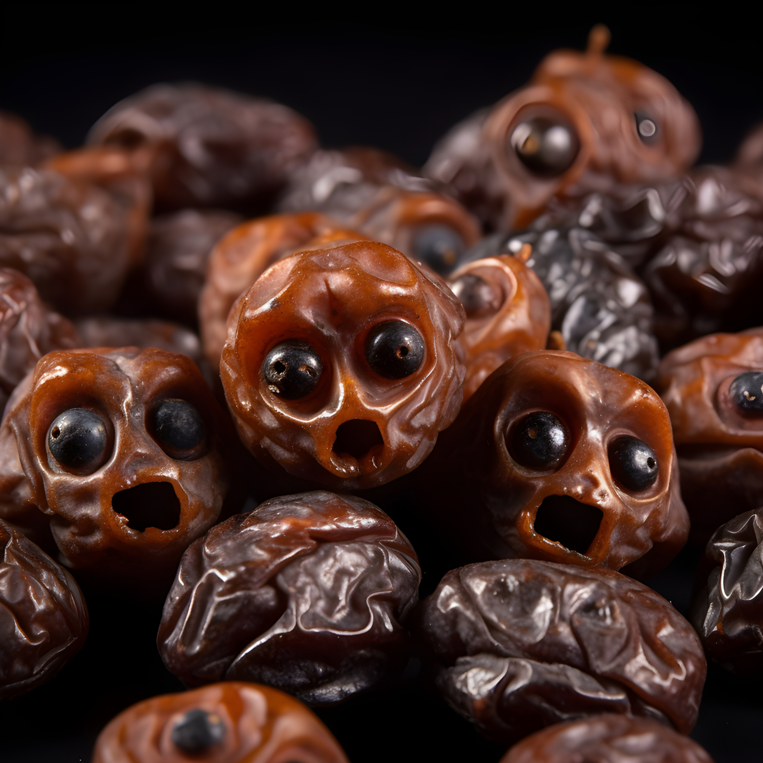 Horrified raisins