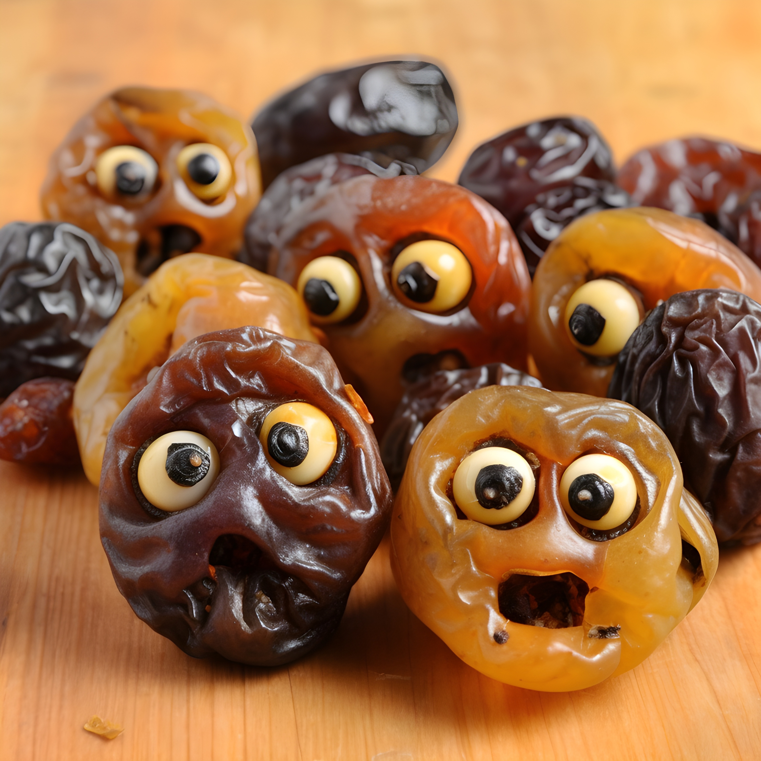Horrified raisins