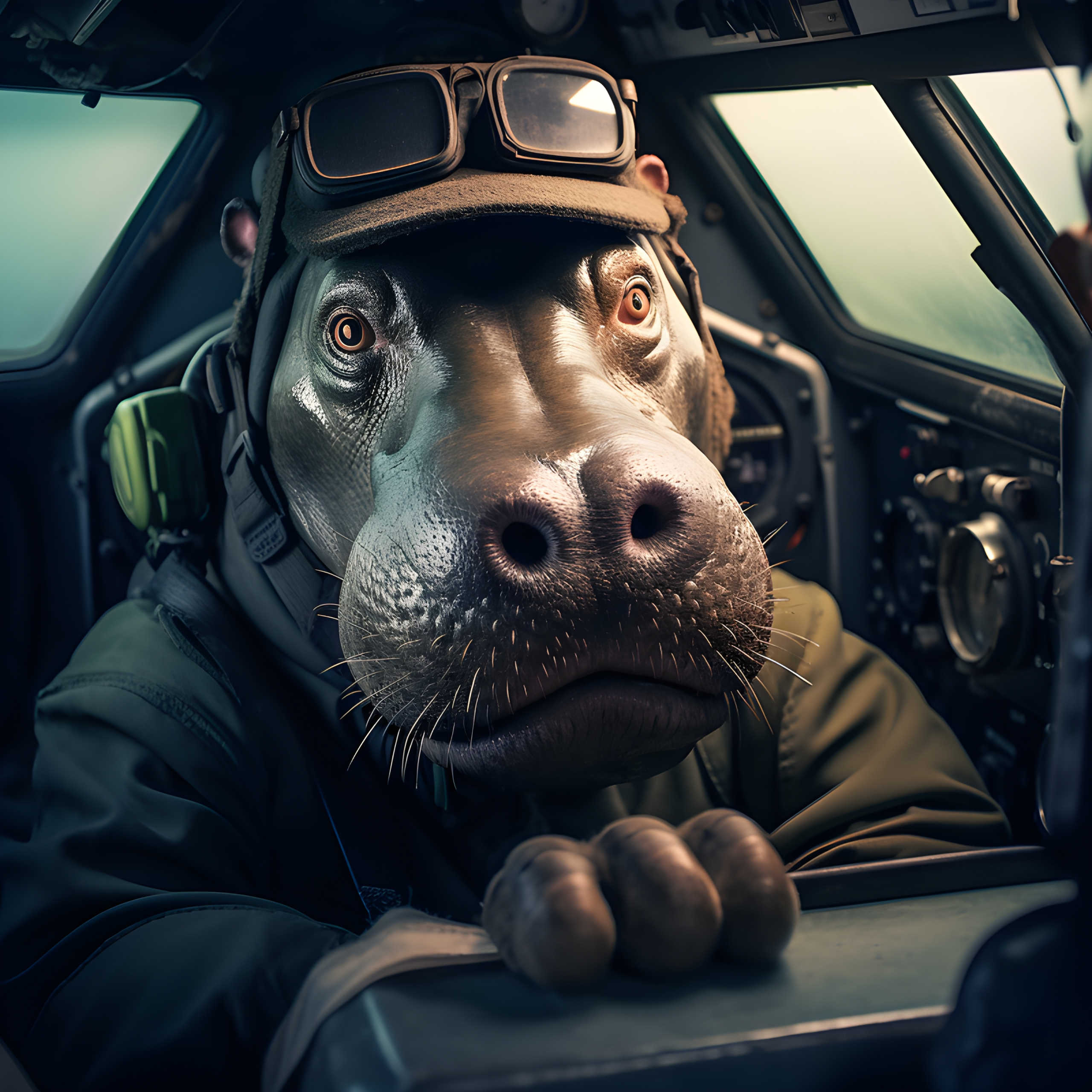 Hippo fighter pilot