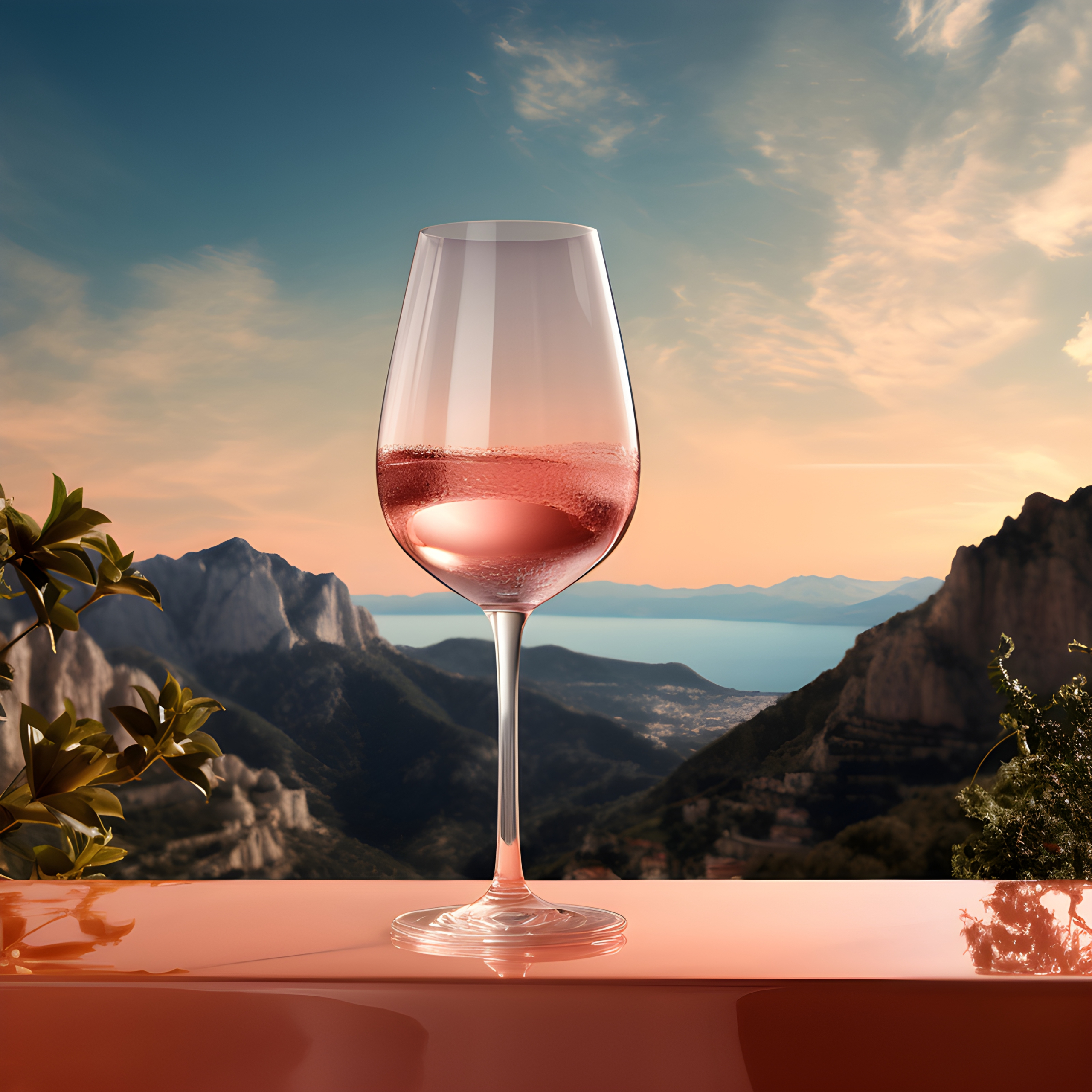 The perfect glass of rosé