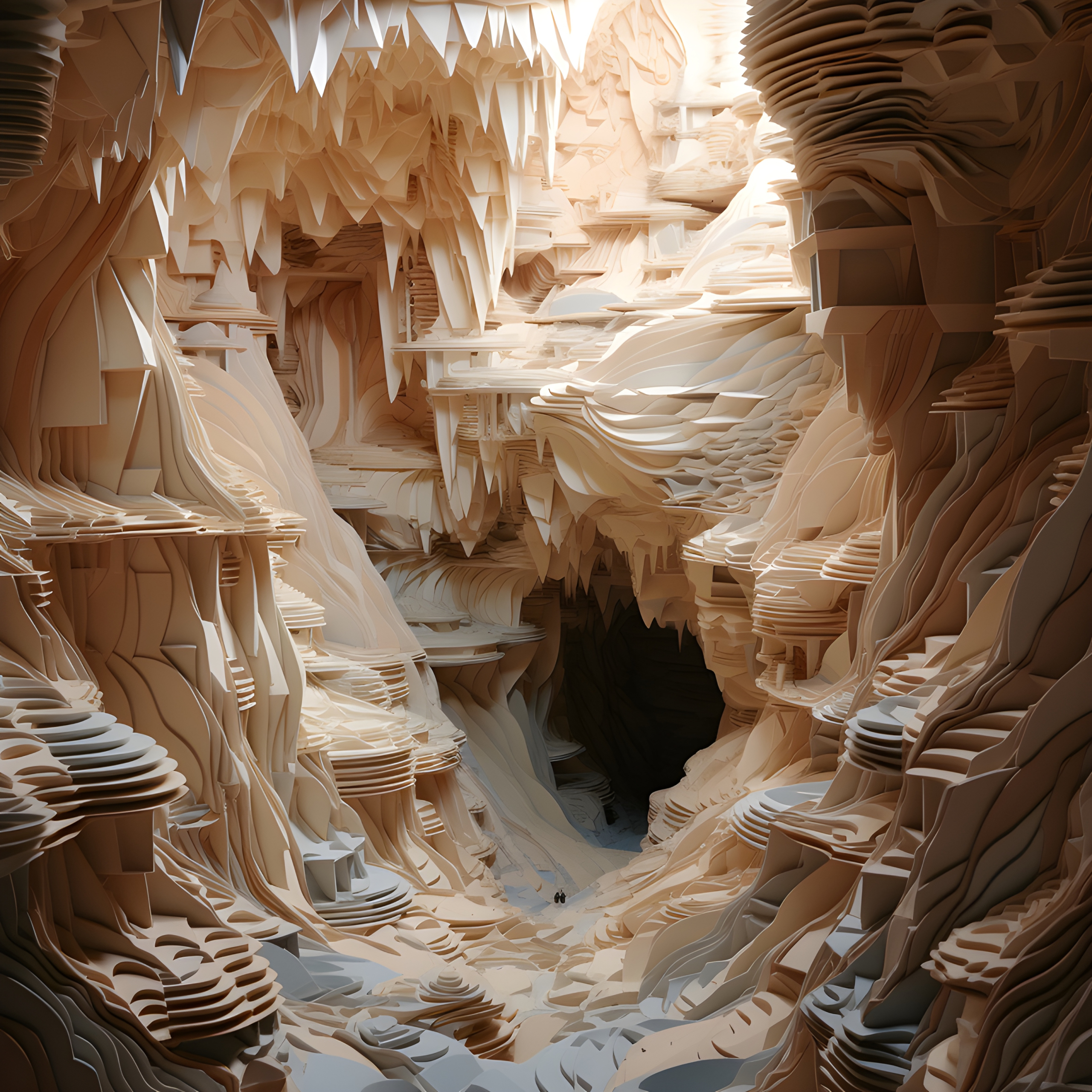 Layered Paper Mines