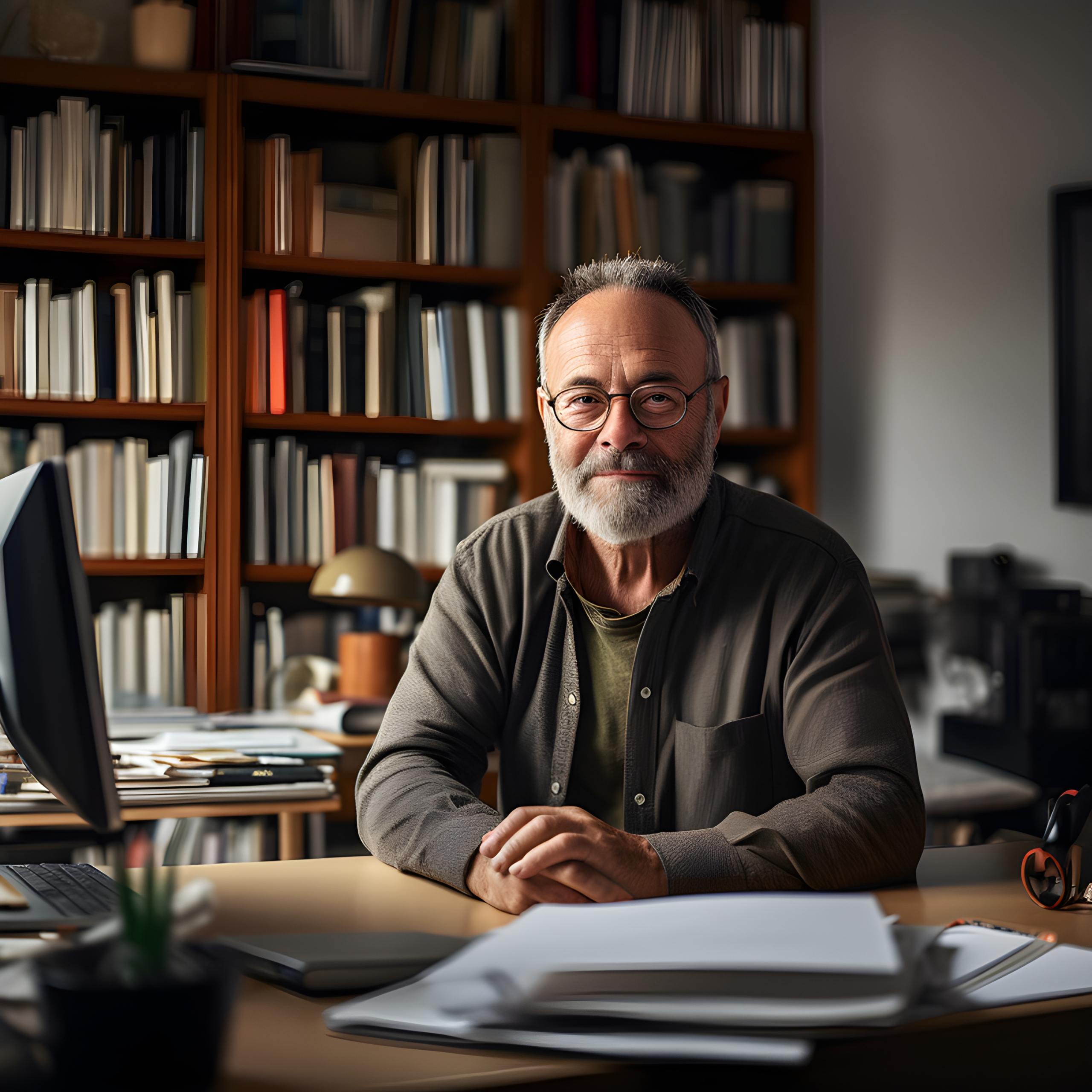 Pleasant author portrait