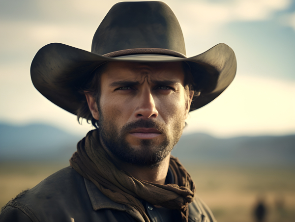 Close up of a cow boy - Impossible Images - Unique stock images for ...
