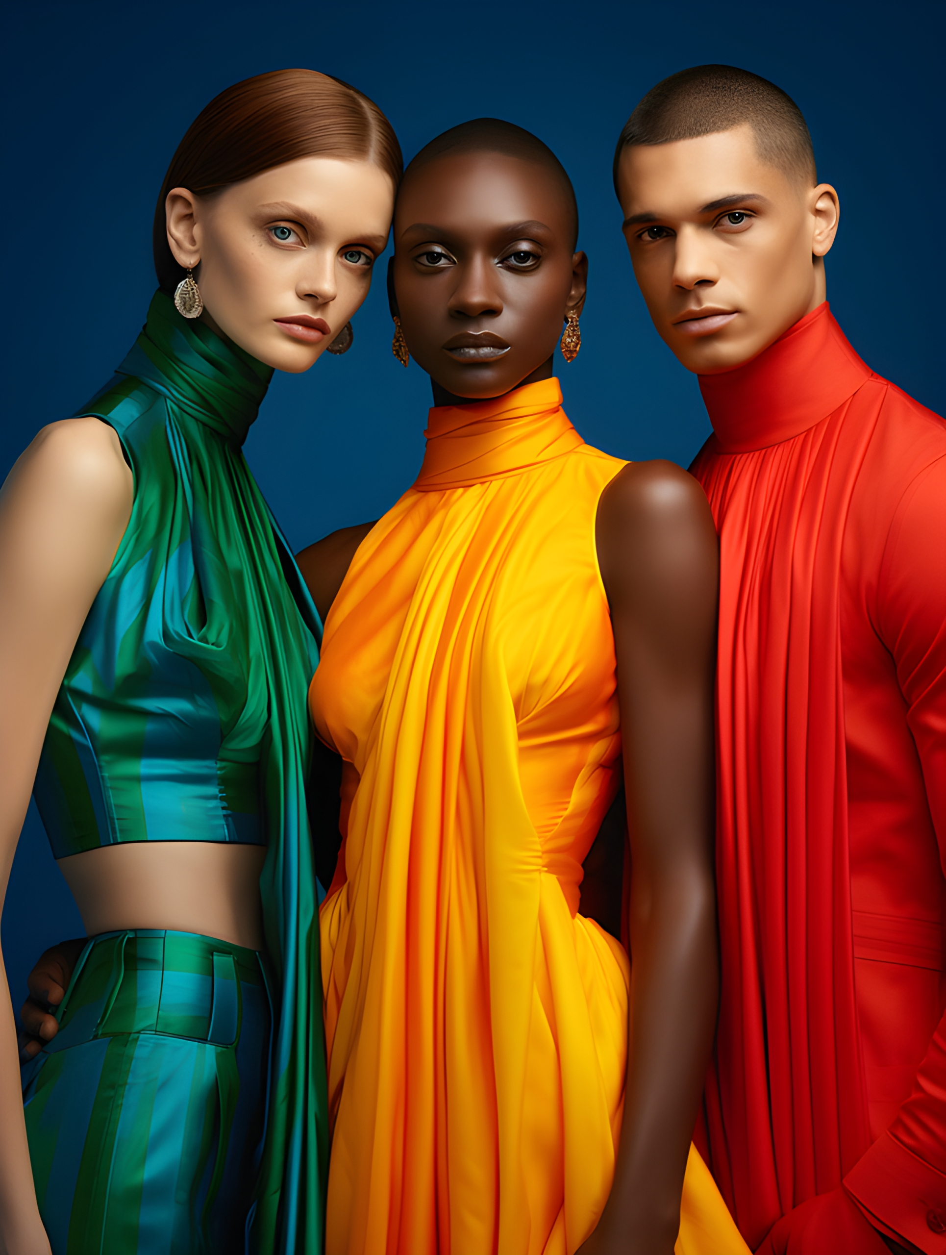 Model Outfits Color Fashion shoot of colourful outfits - Impossible Images - Unique stock ...