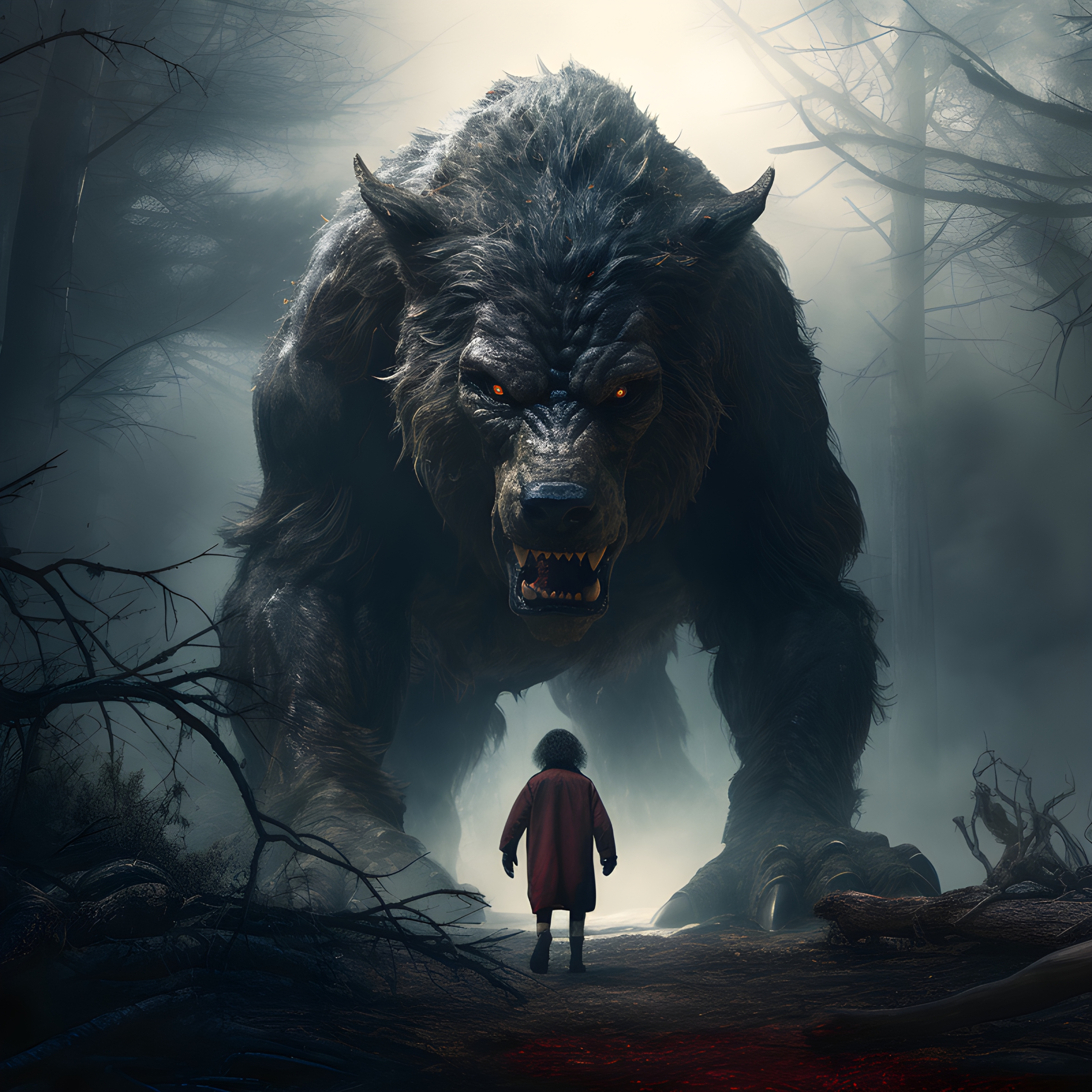Big bad wolf - Impossible Images - Unique stock images for