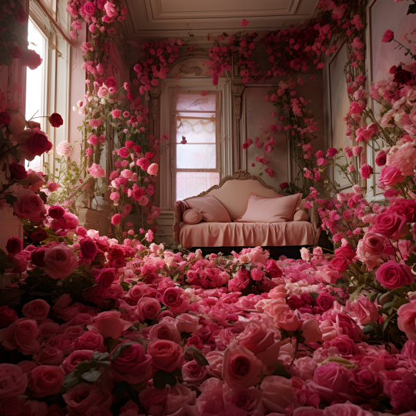 A room full of roses Impossible Images Unique stock images for