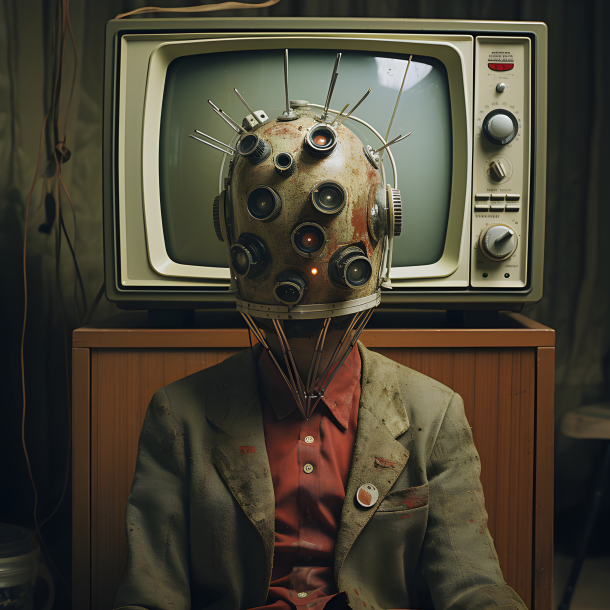 Human with a machine head - Impossible Images - Unique stock images for ...