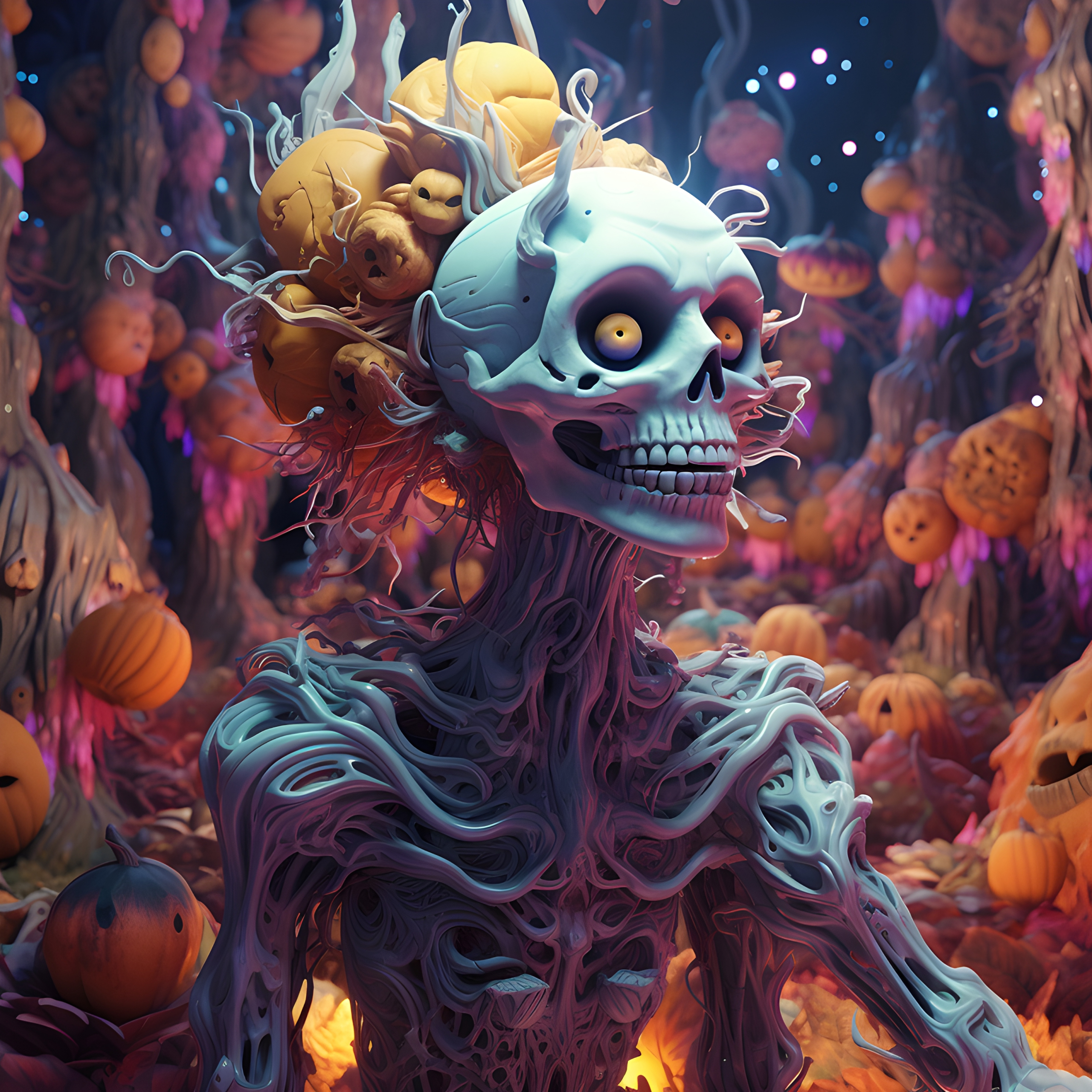 Psychedelic Skeleton