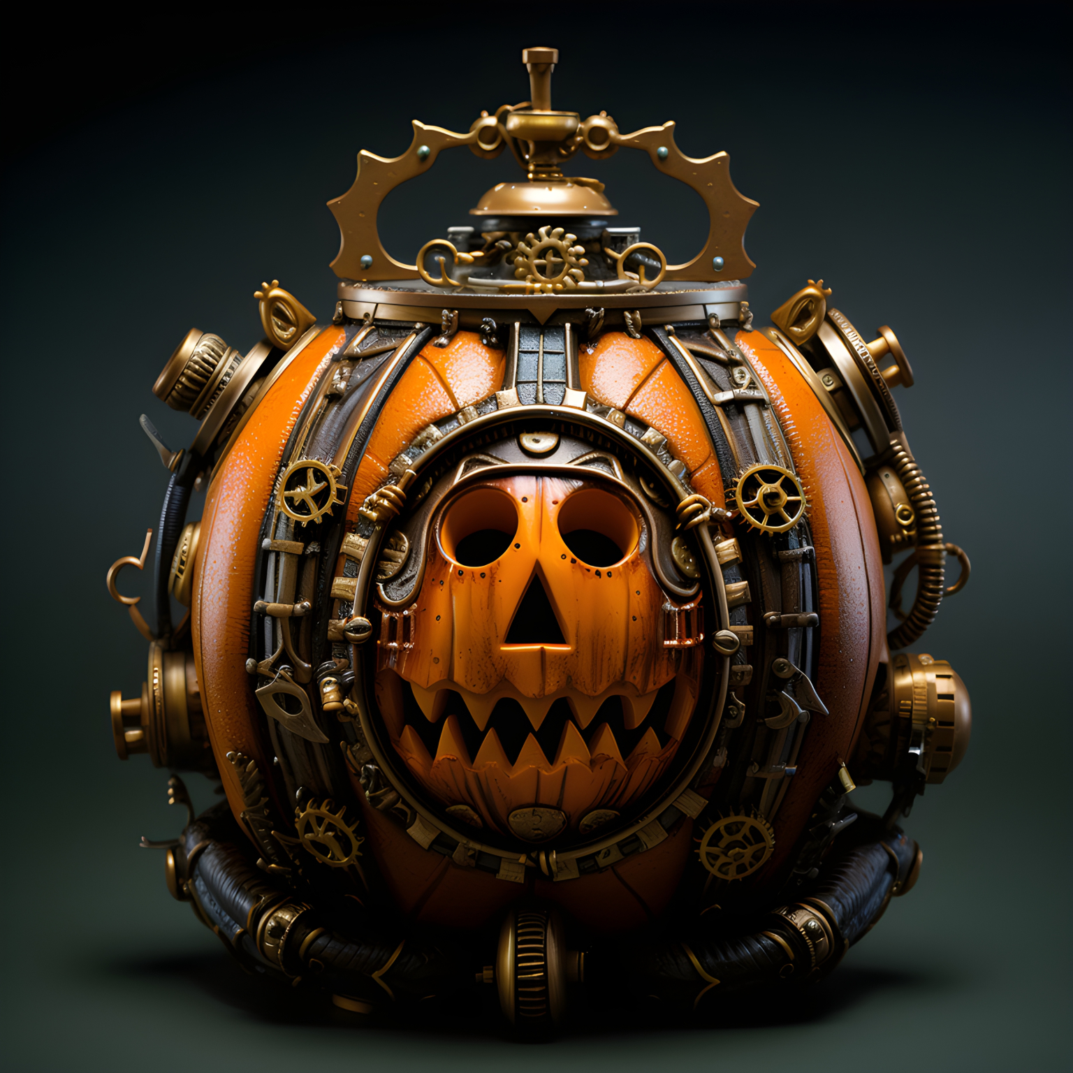 Steampunk Halloween pumpkin - Impossible Images - Unique stock images ...