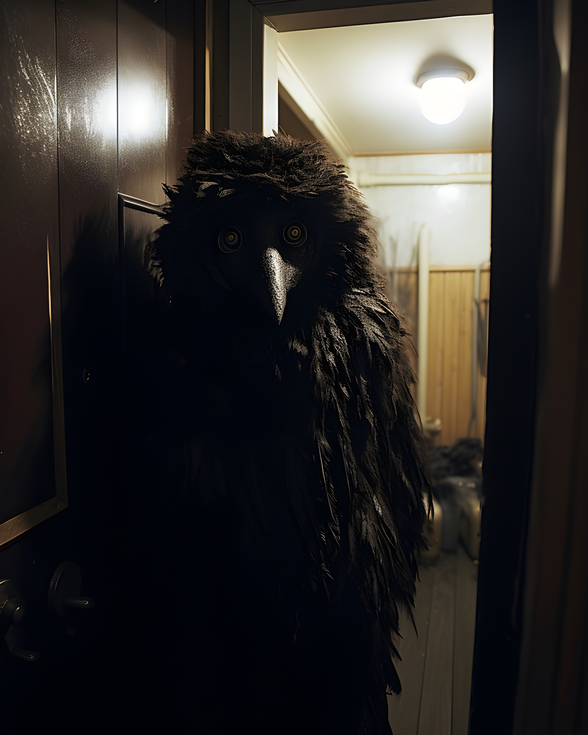 Halloween: A Crow-Man found you hiding in the closet