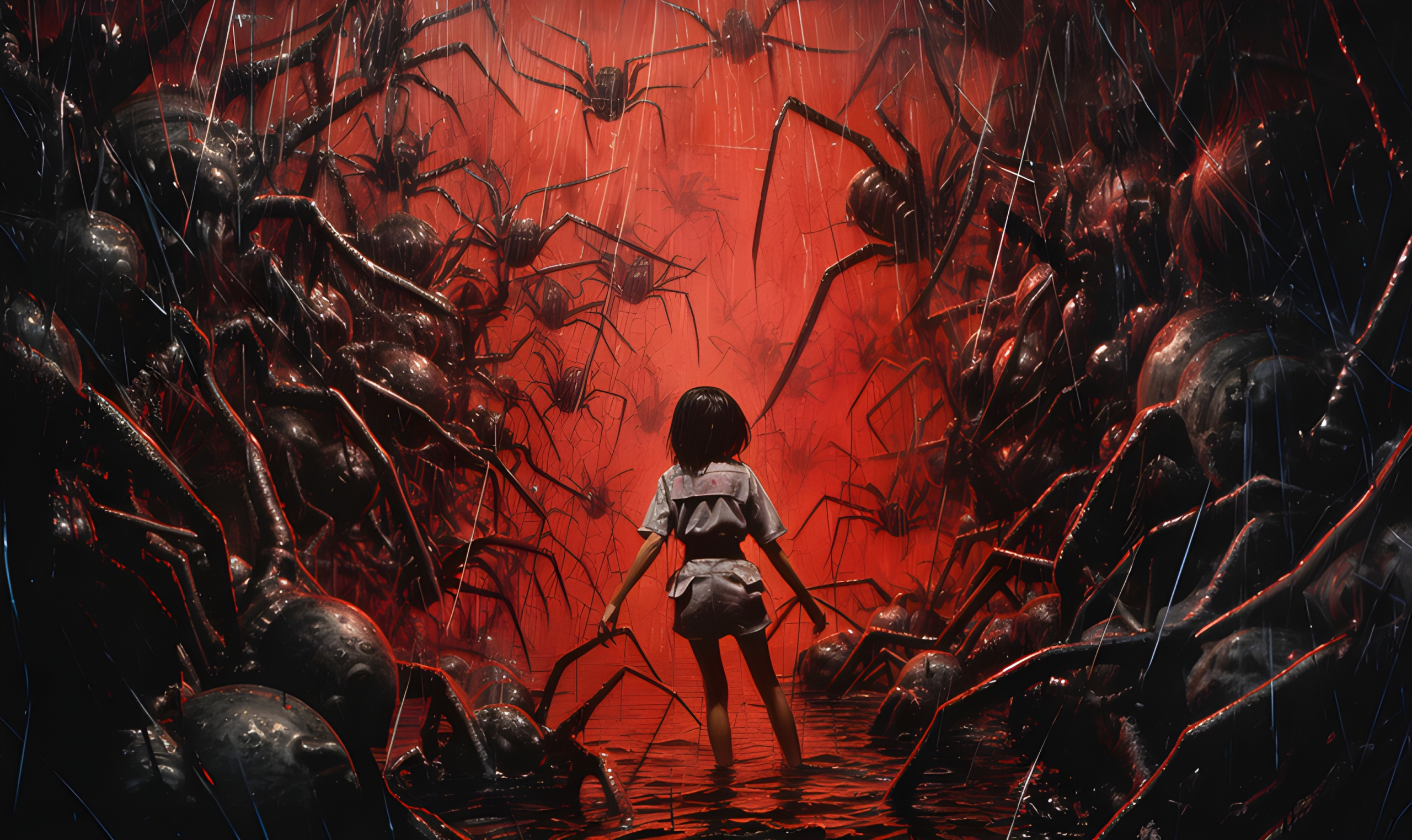 Halloween: Trapped in a giant spiders nest