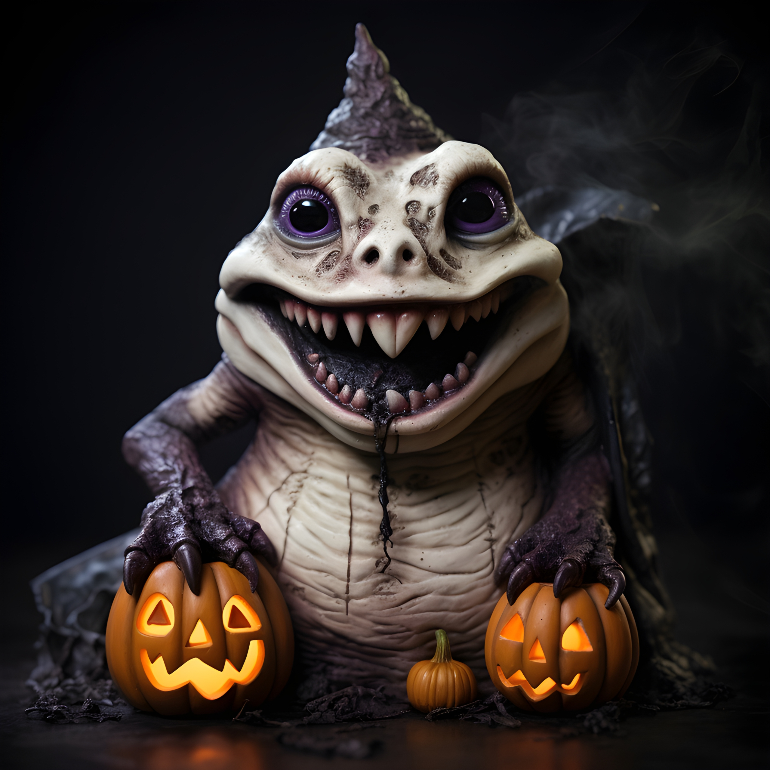 Cute Halloween goblin