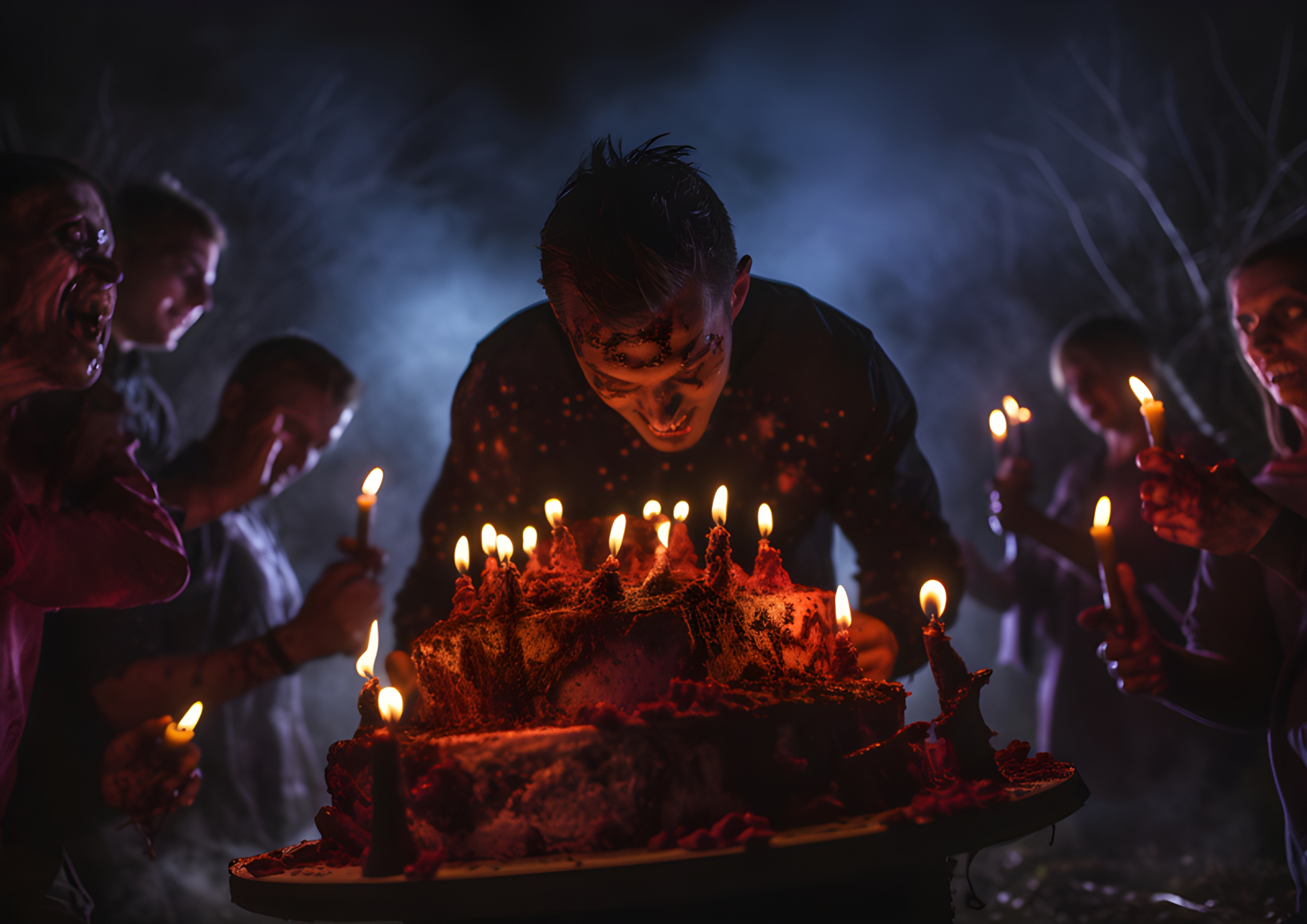 Zombie halloween birthday party