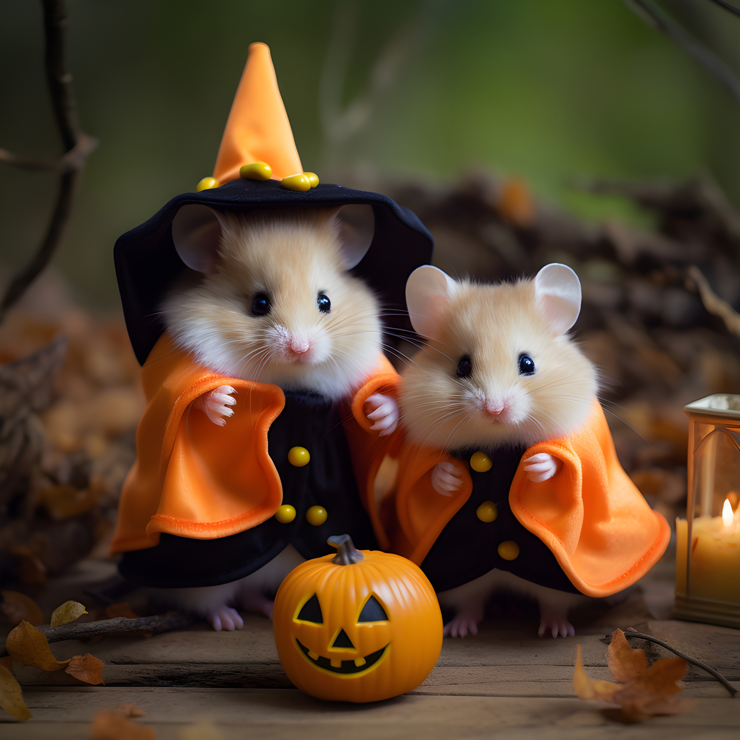 Halloween hamsters