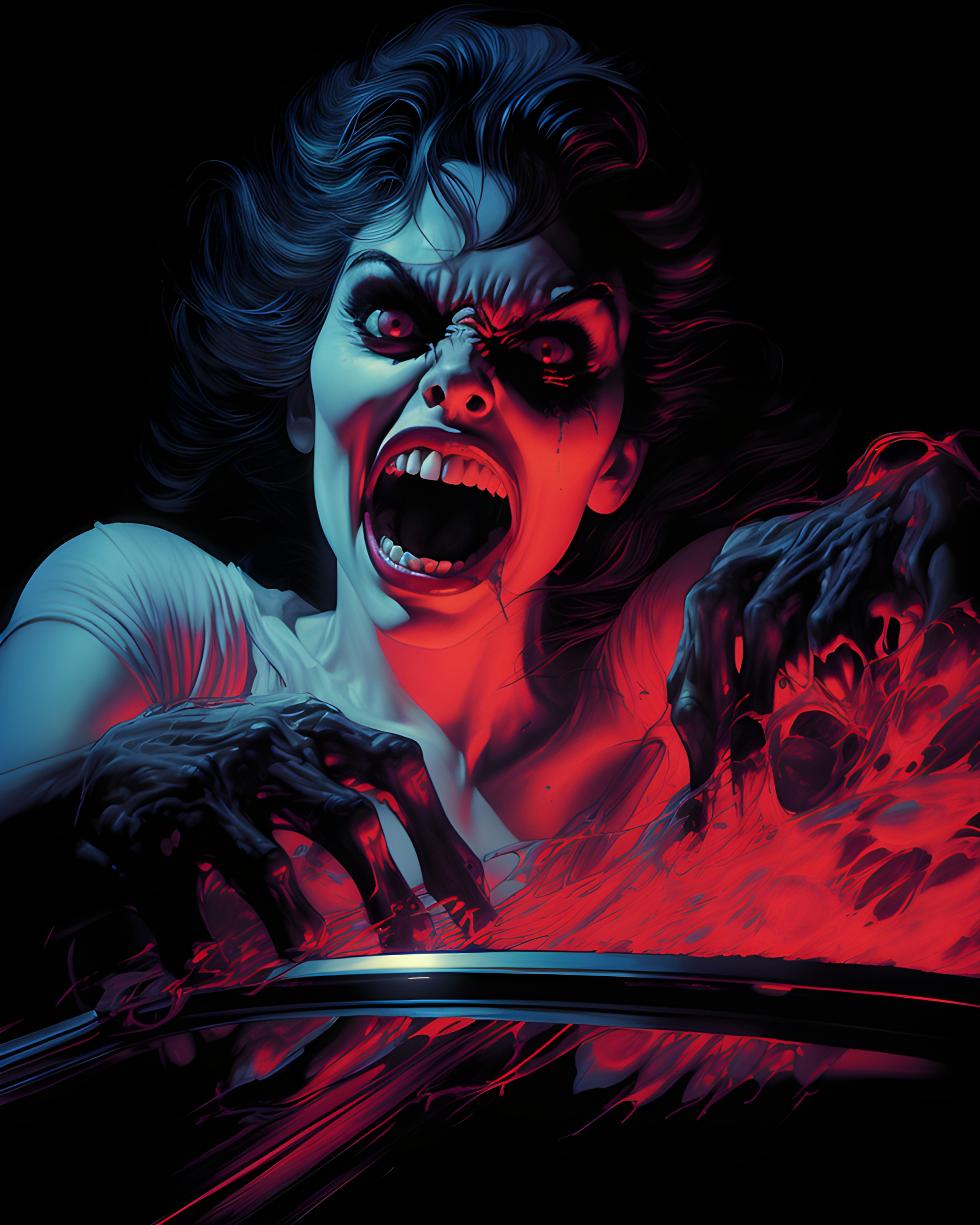 Halloween: Demon girl ripping your car to shreds - Impossible Images ...