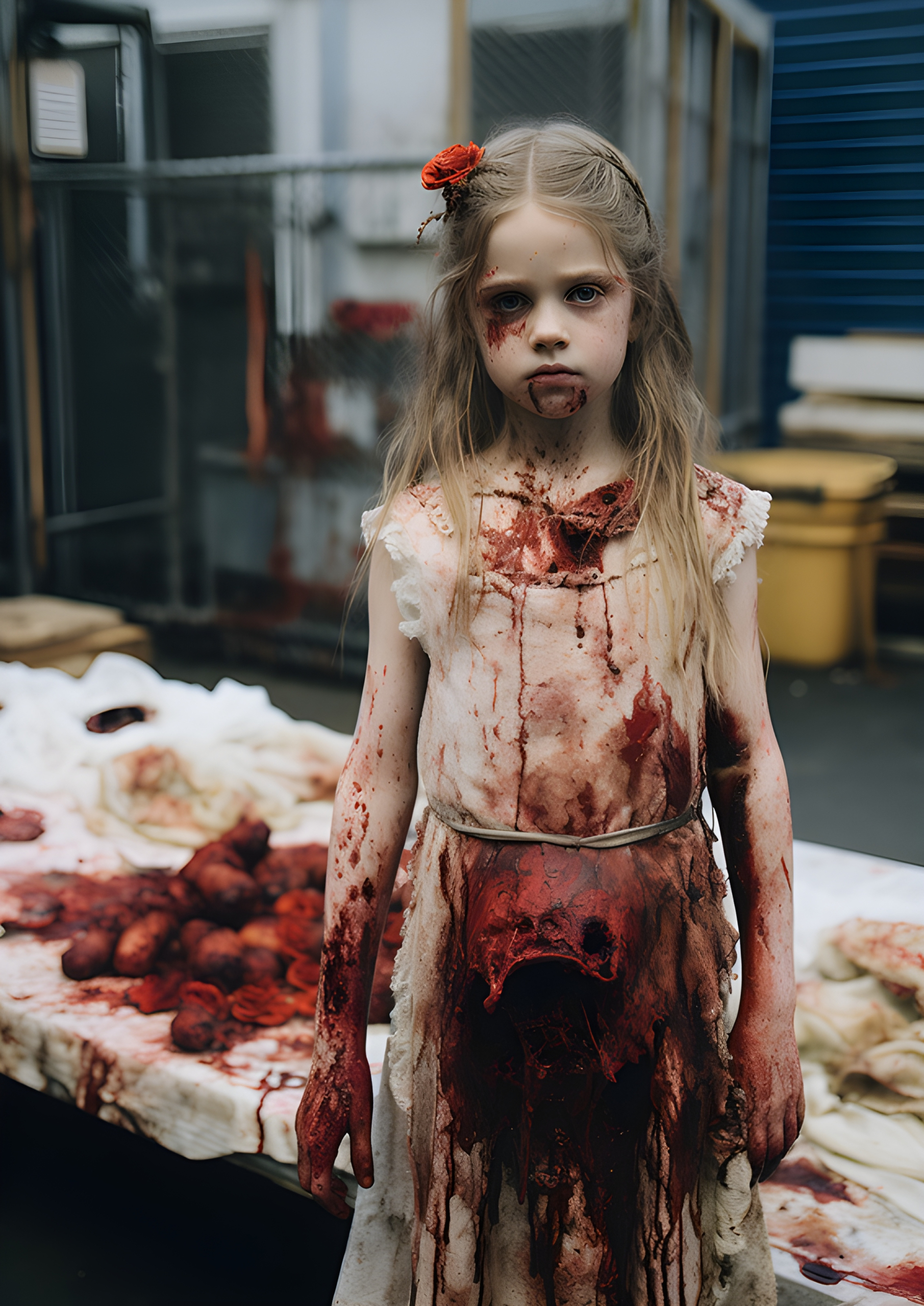 Overdone the halloween custume much?