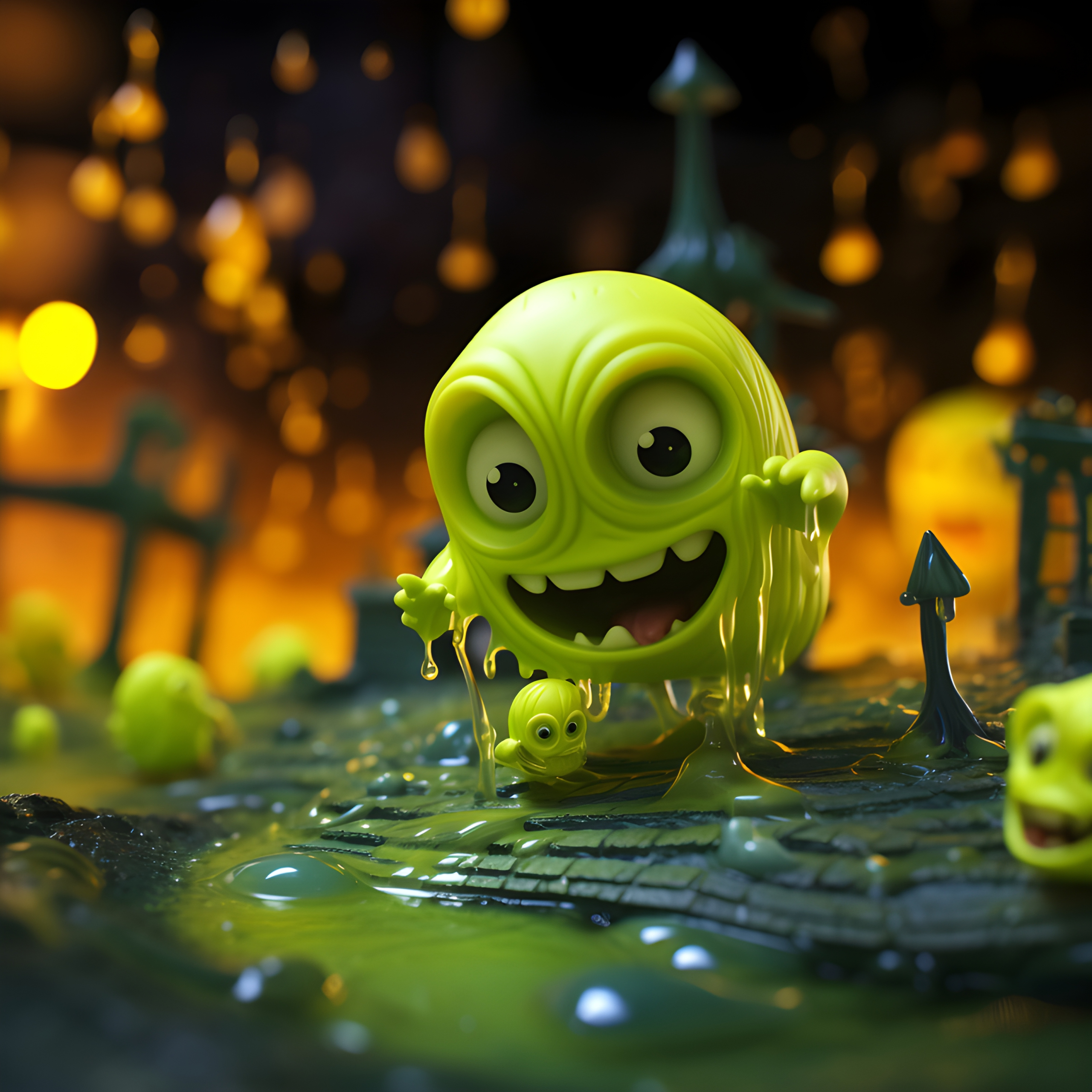 Slime monster - Impossible Images - Unique stock images for