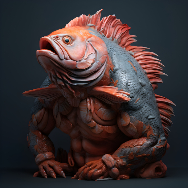 Muscular fish monsters - Impossible Images - Unique stock images for ...