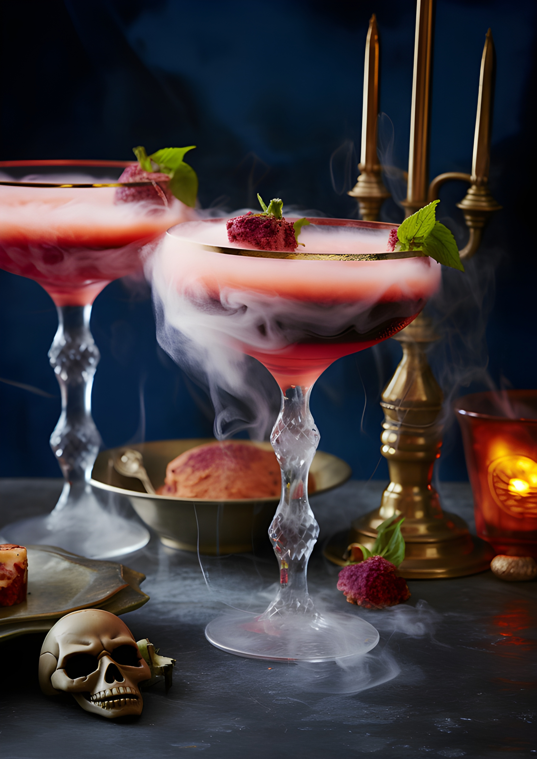Blood halloween cocktail