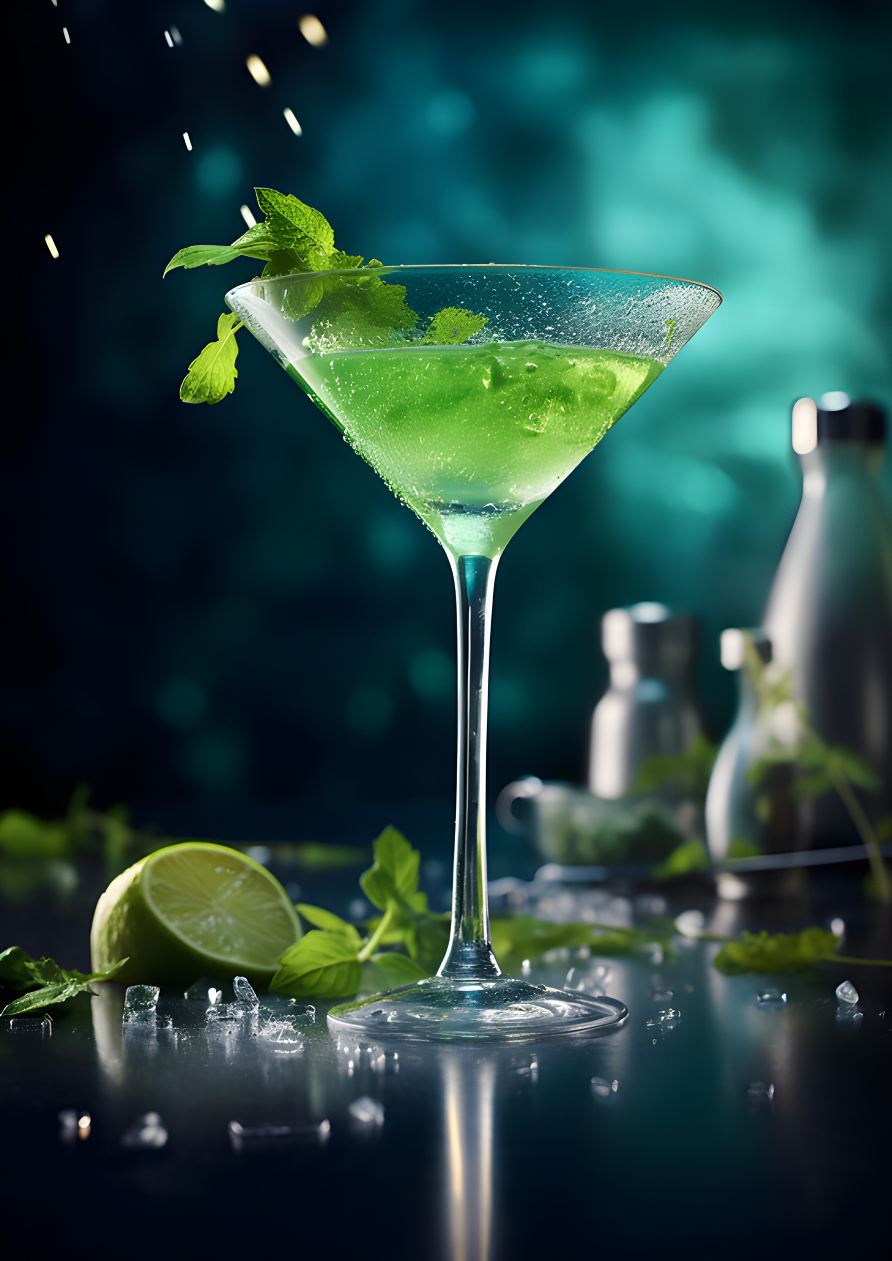 Green cocktail