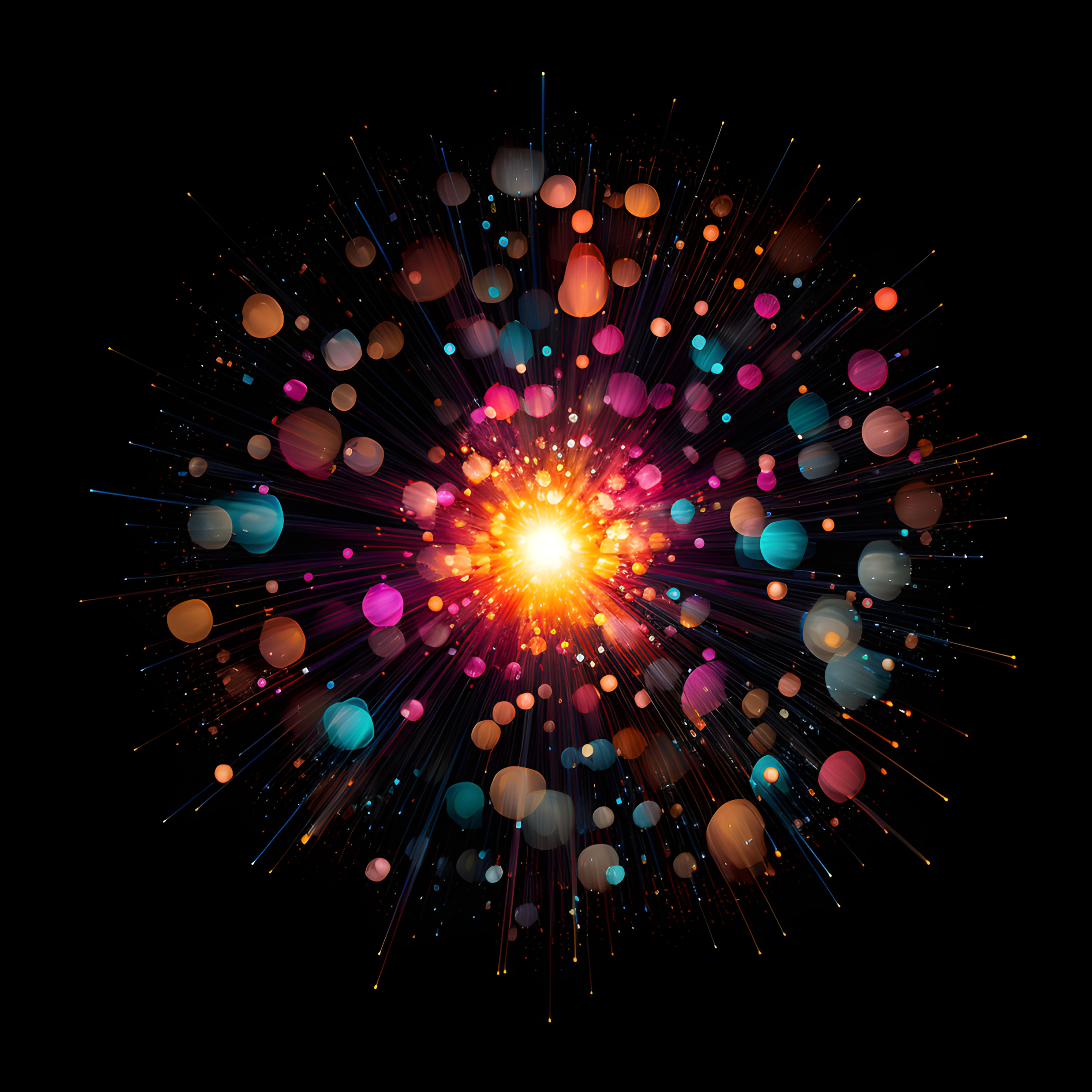 Explosion of colour