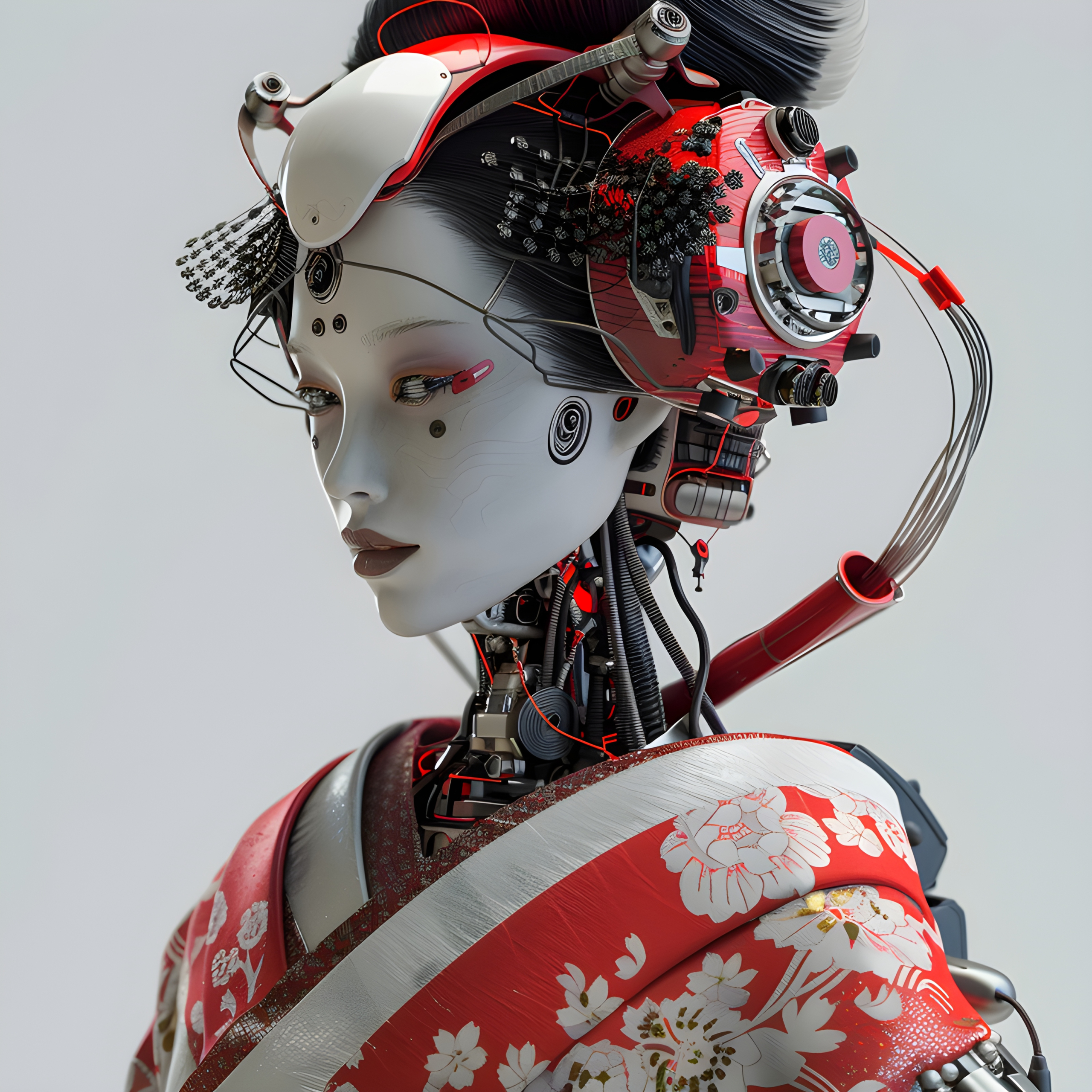 Ultra Tech Geisha Robotic geisha - Impossible Images - Unique stock images for commercial ...