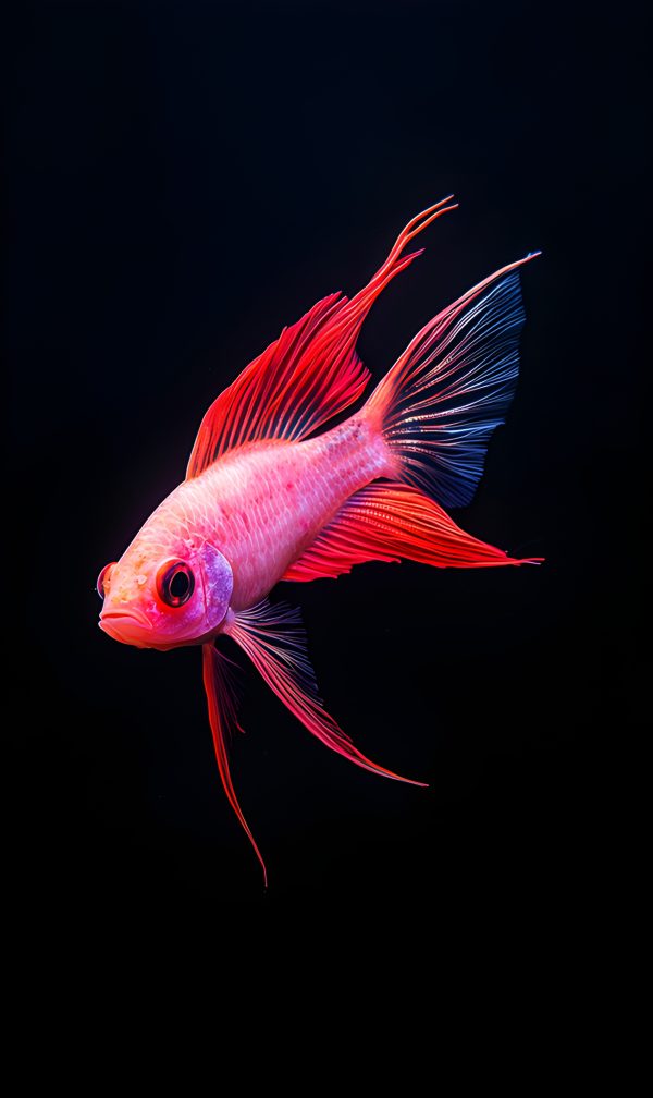 Crimson Halfmoon Betta Splendor - Impossible Images - Unique stock ...