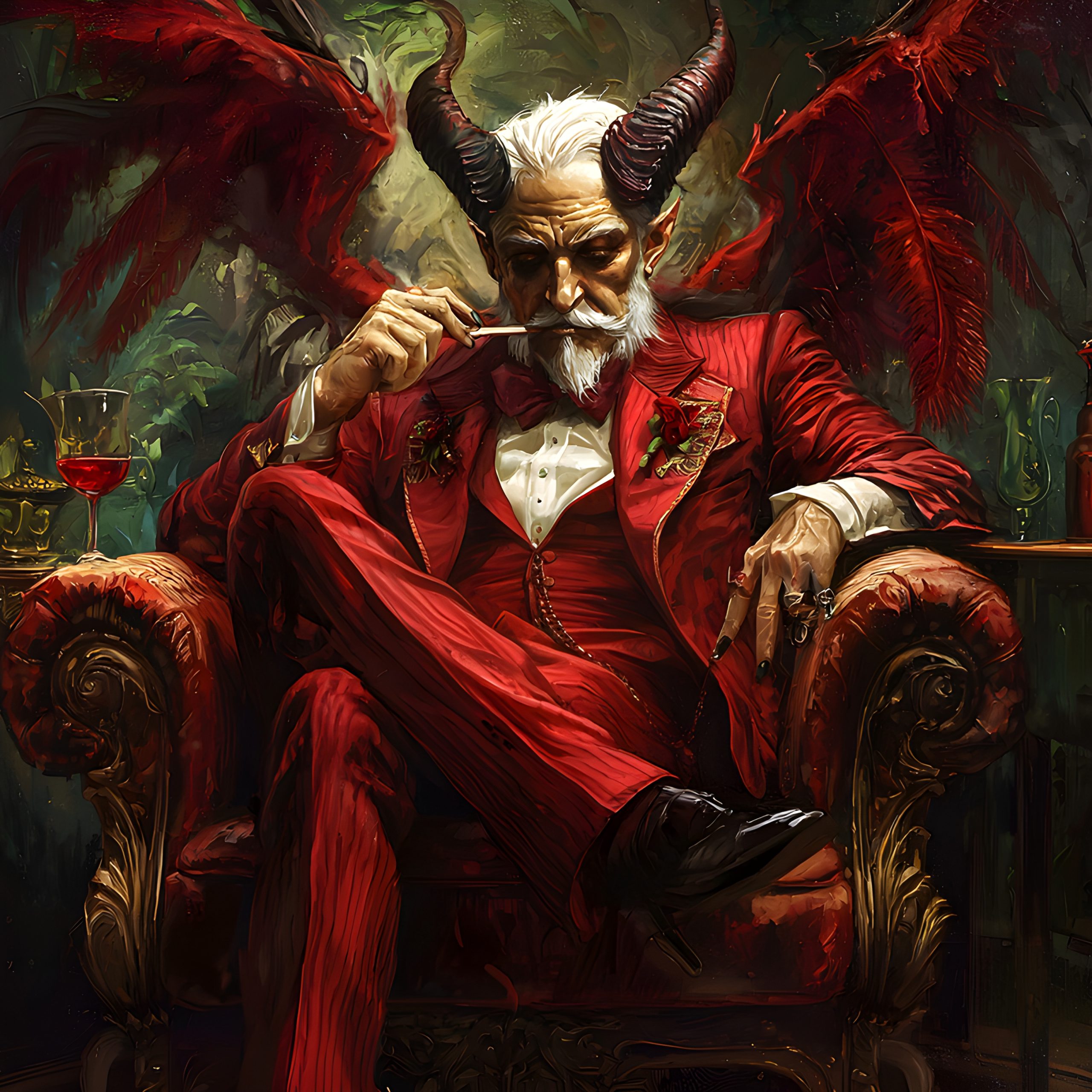 Devilish Gentleman in Red - Impossible Images - Unique stock images for ...