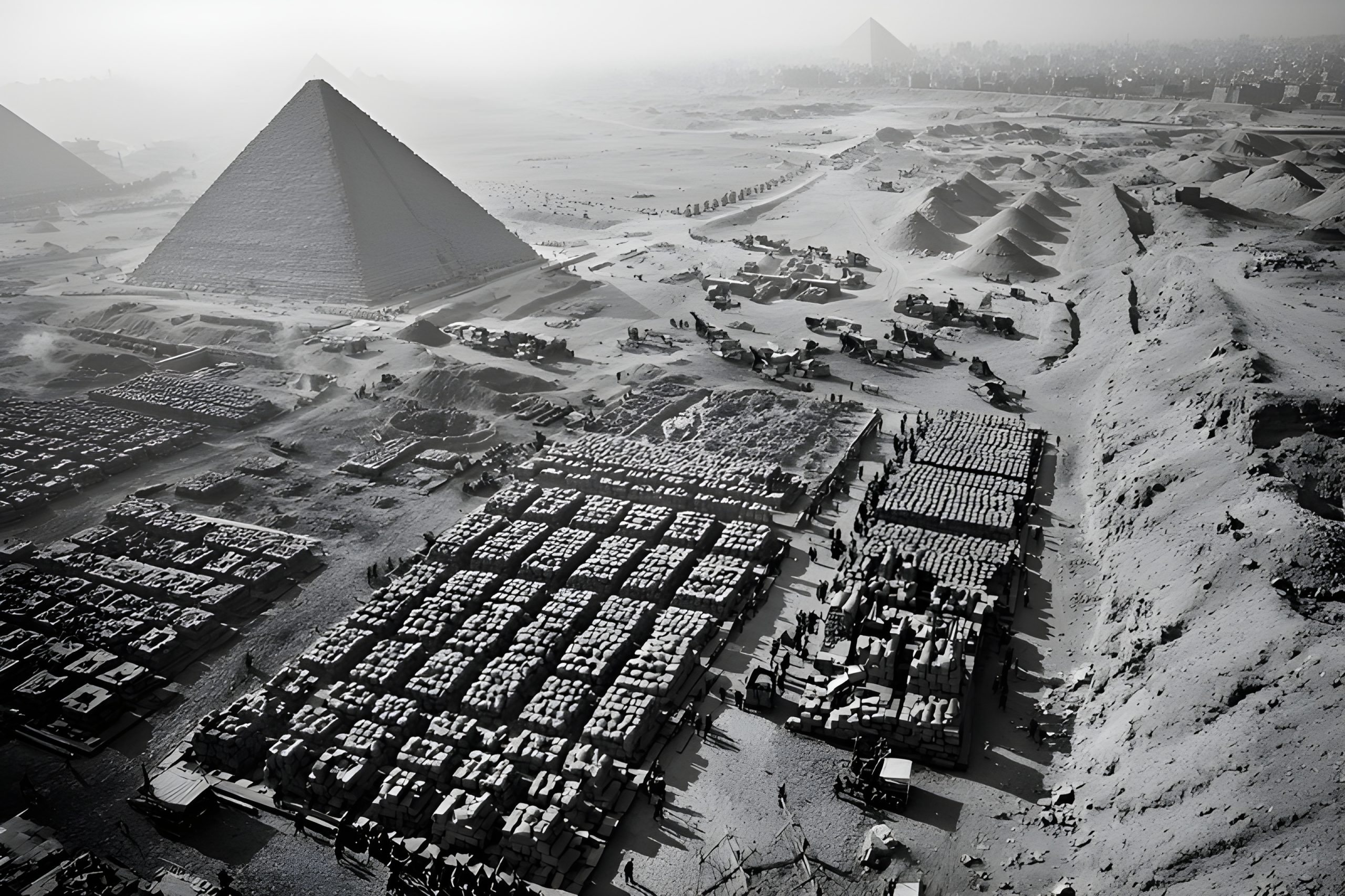 Pyramid Construction Materials Giza - Impossible Images - Unique stock ...