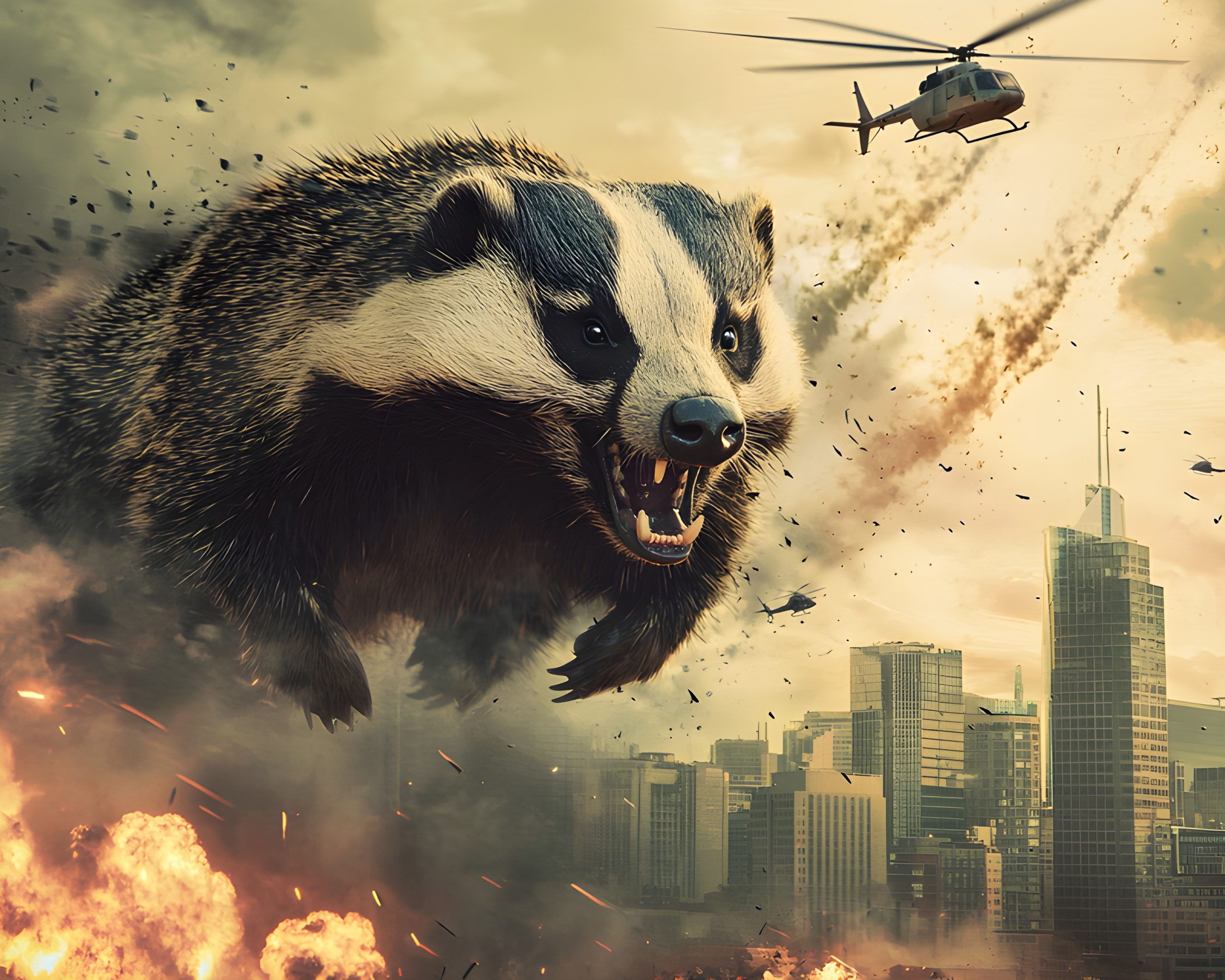 Badger Attack! City Under Siege
