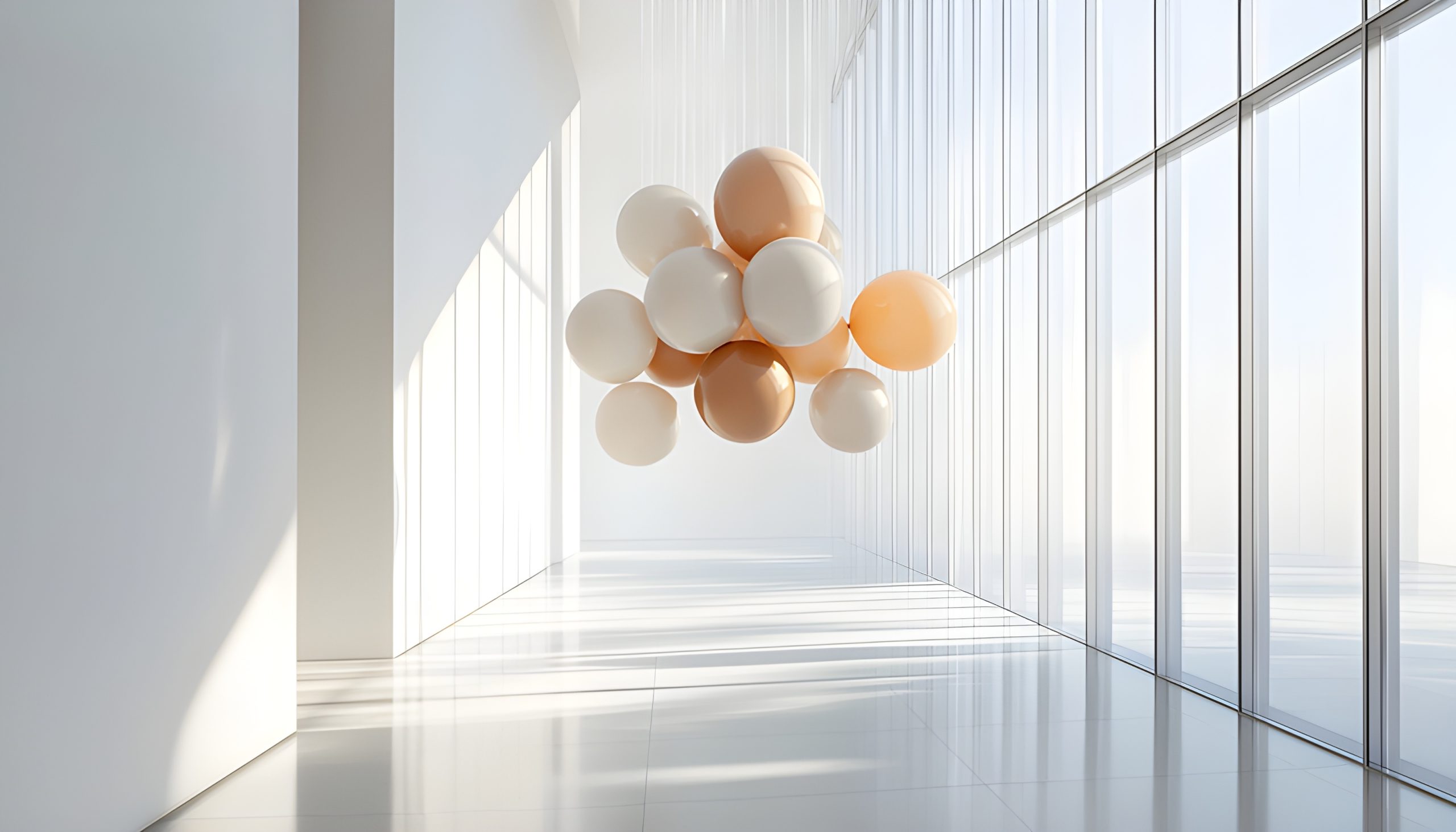 Neutral Balloons in Modern Space