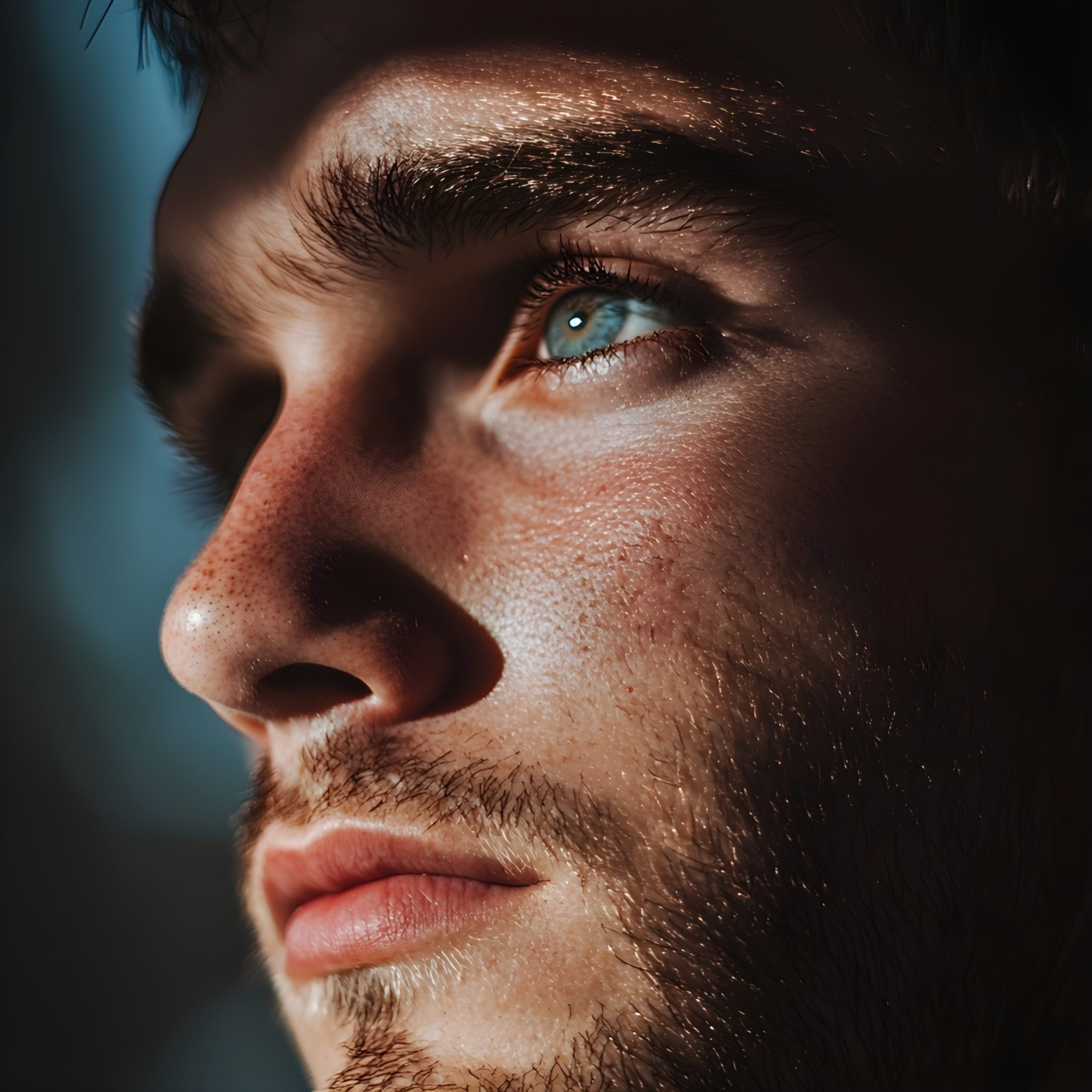 Sunlit Male Portrait