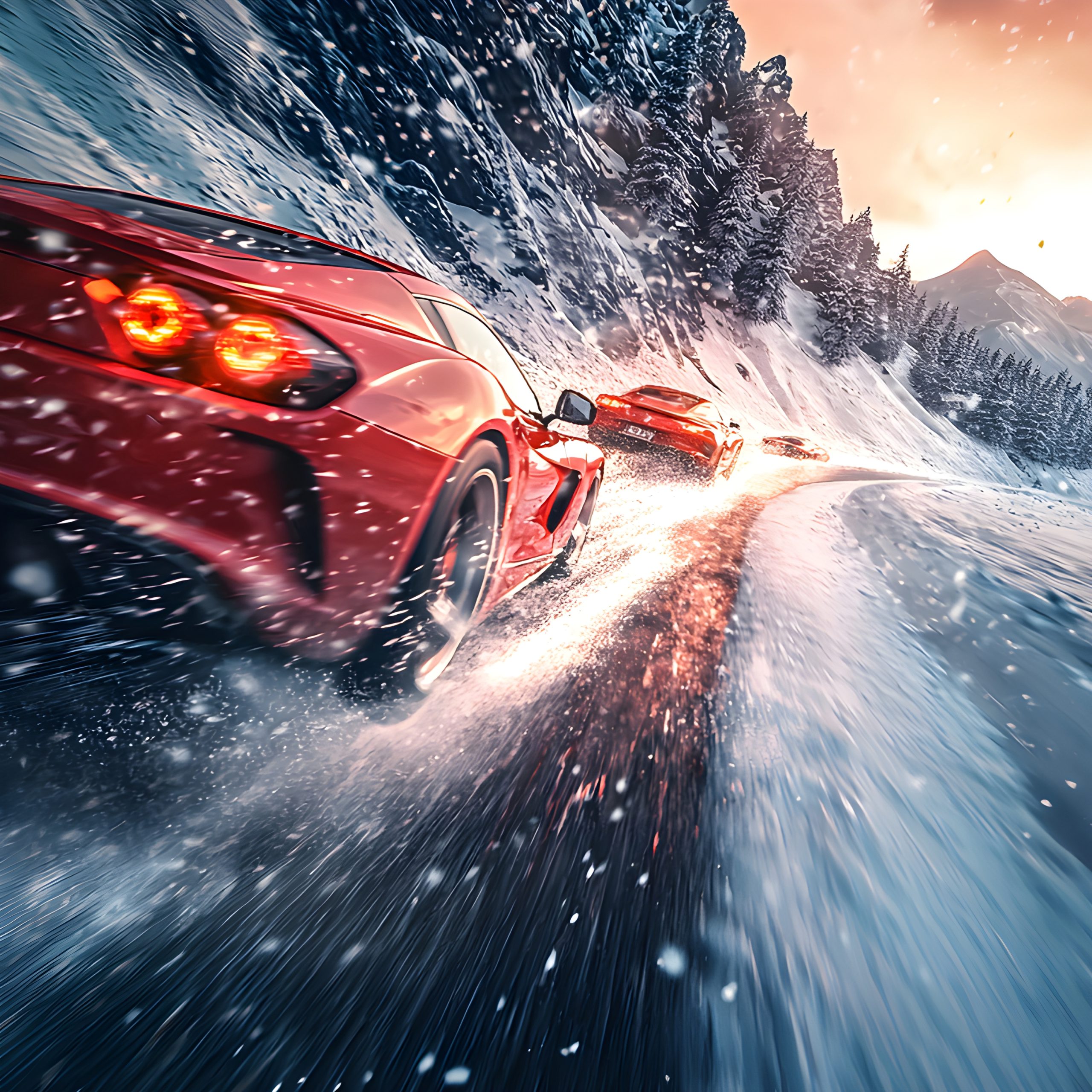 Snowy Mountain Race