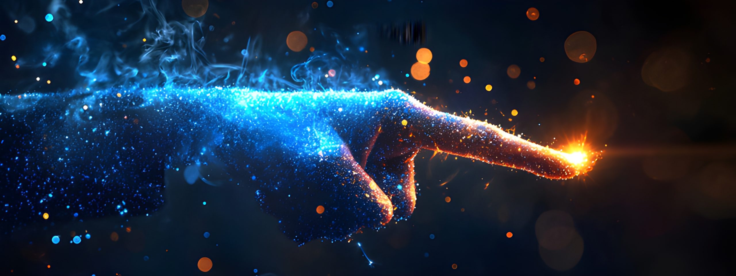 Cosmic Connection: Fingers of Light