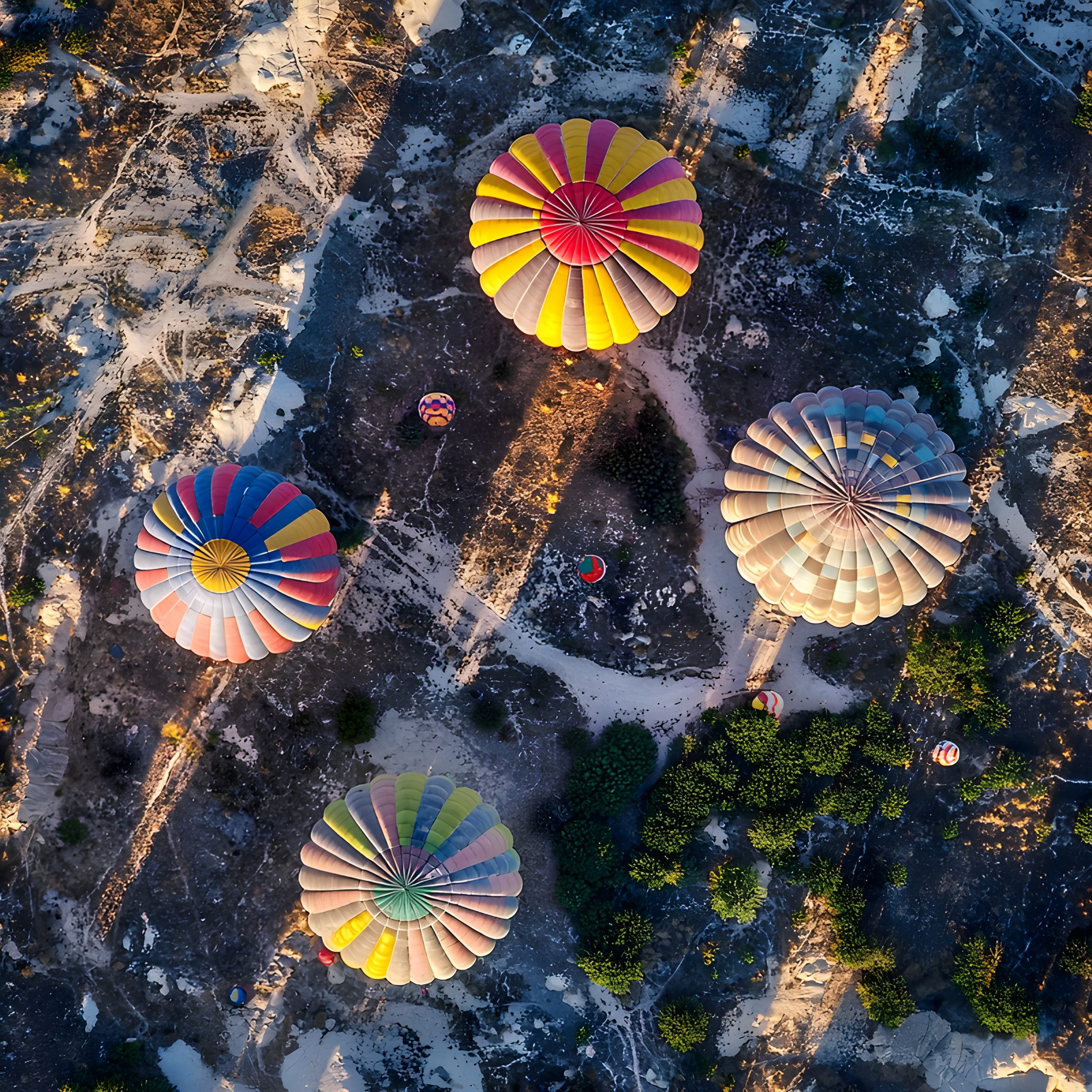 Hot Air Balloons Over Cappadocia