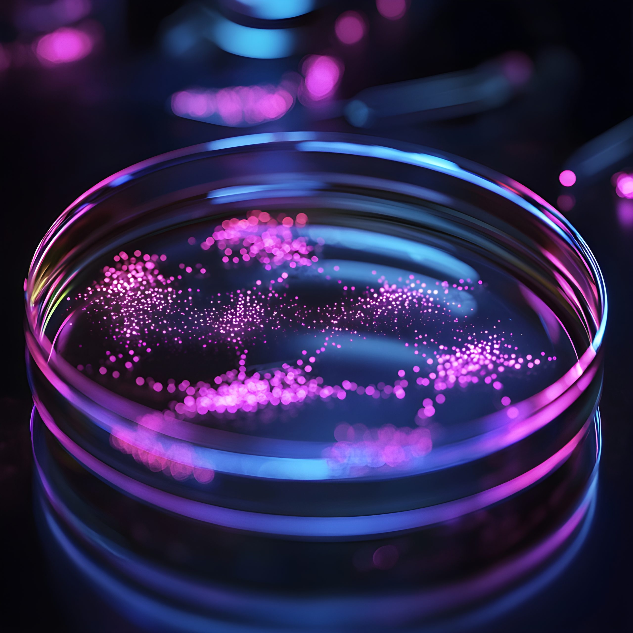 Petri Dish Bio-Luminescence Study
