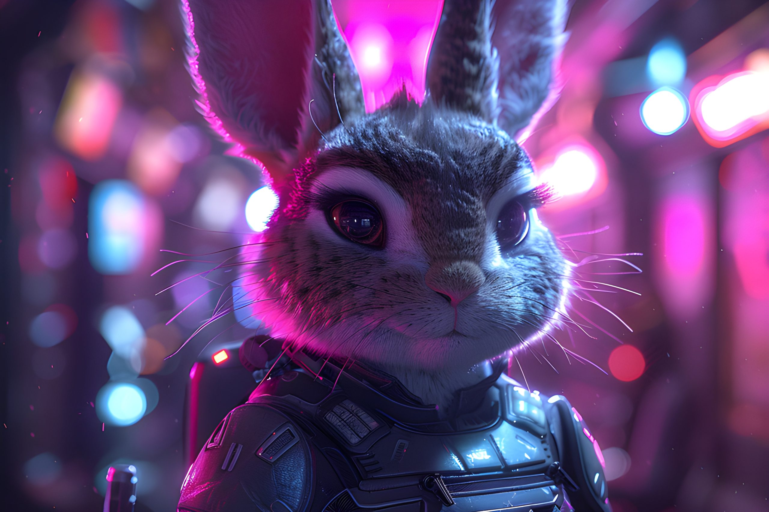 Cyberpunk Bunny Soldier