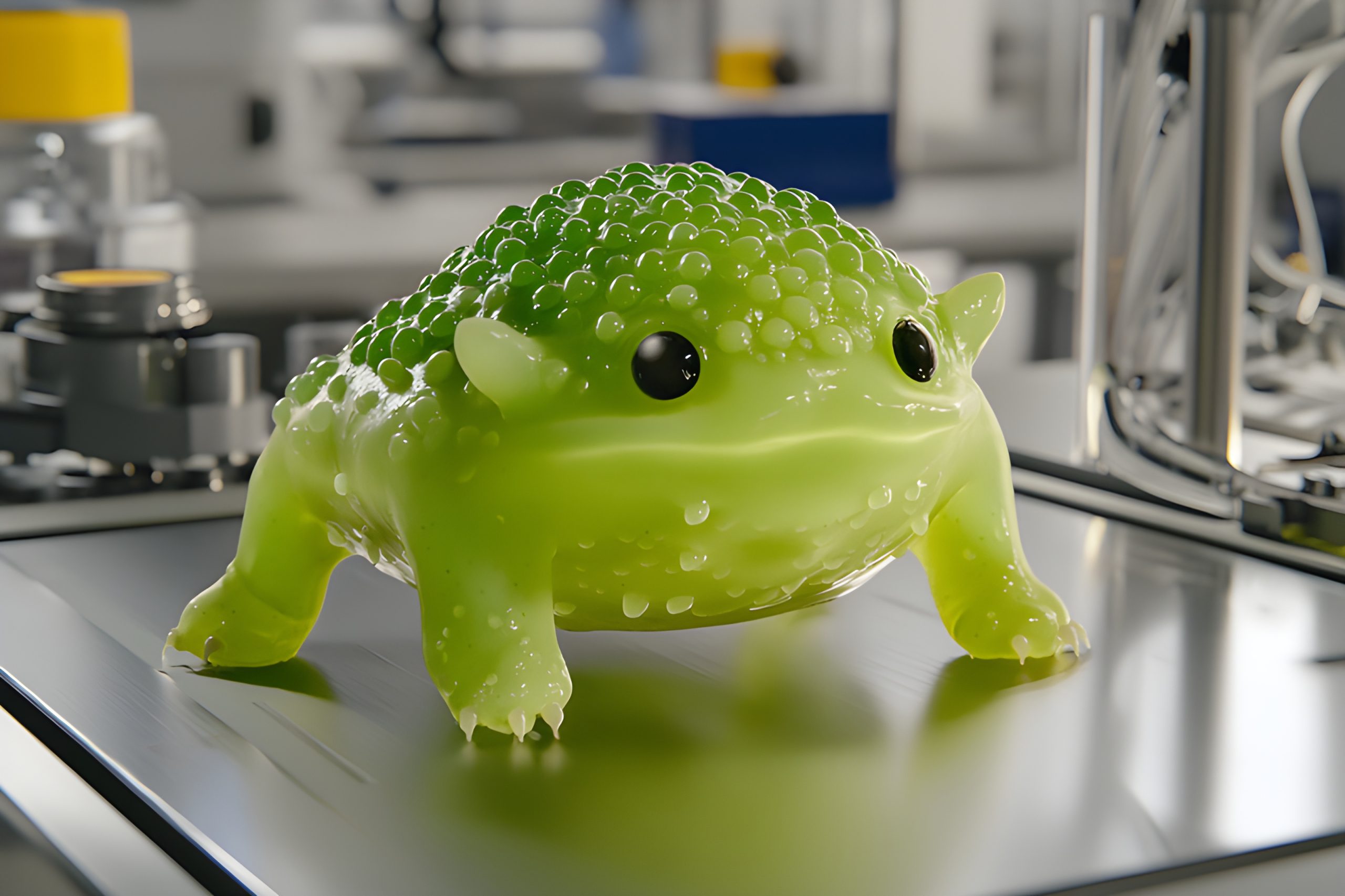 3D Printed Gelatinous Frog Creature