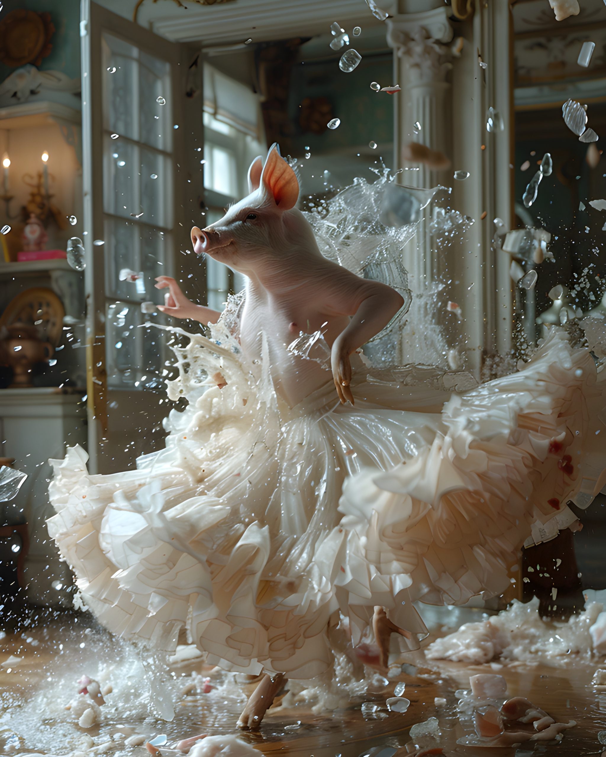 Pig in a Ballgown Splash