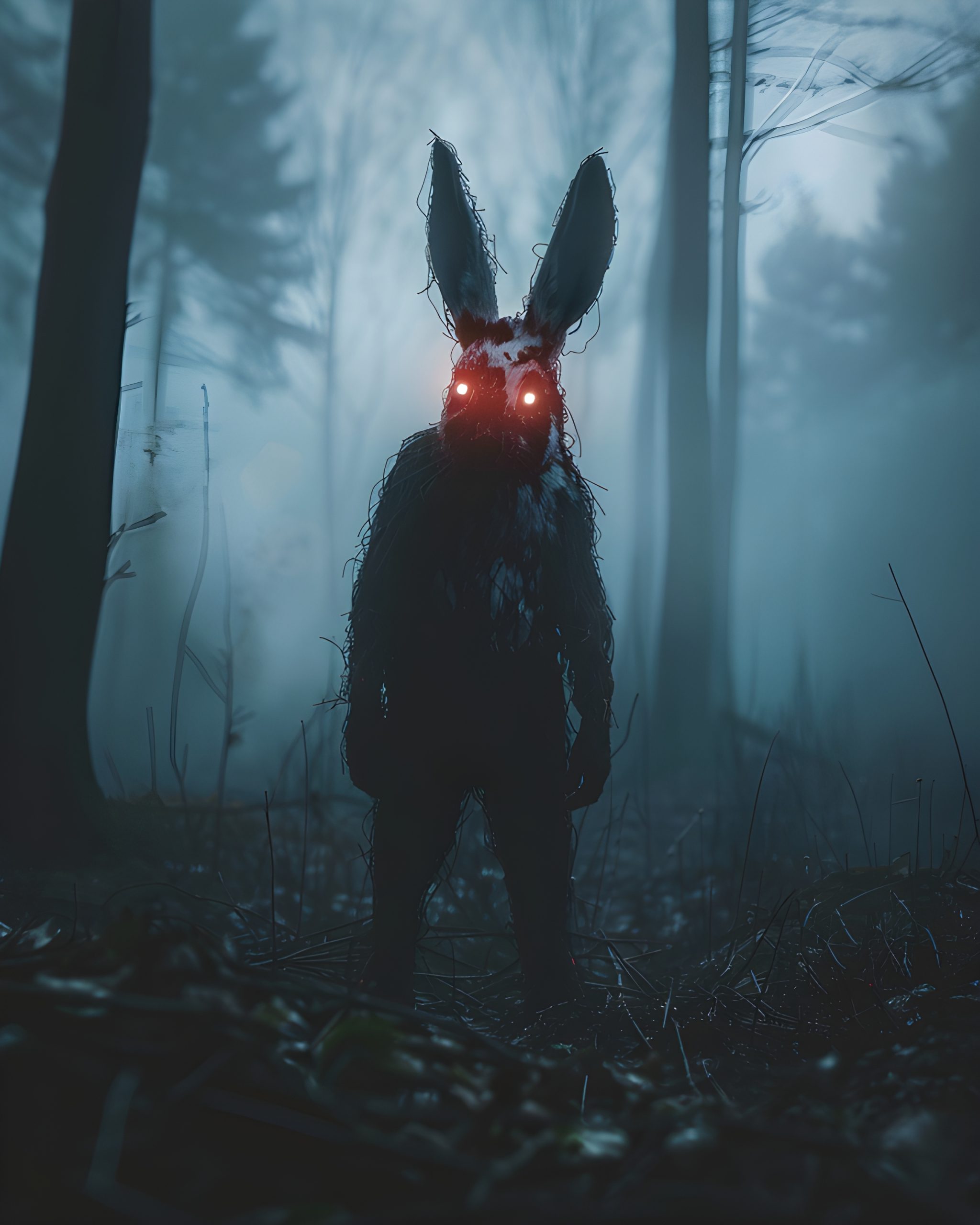 Forest’s Glowing Rabbit Monster